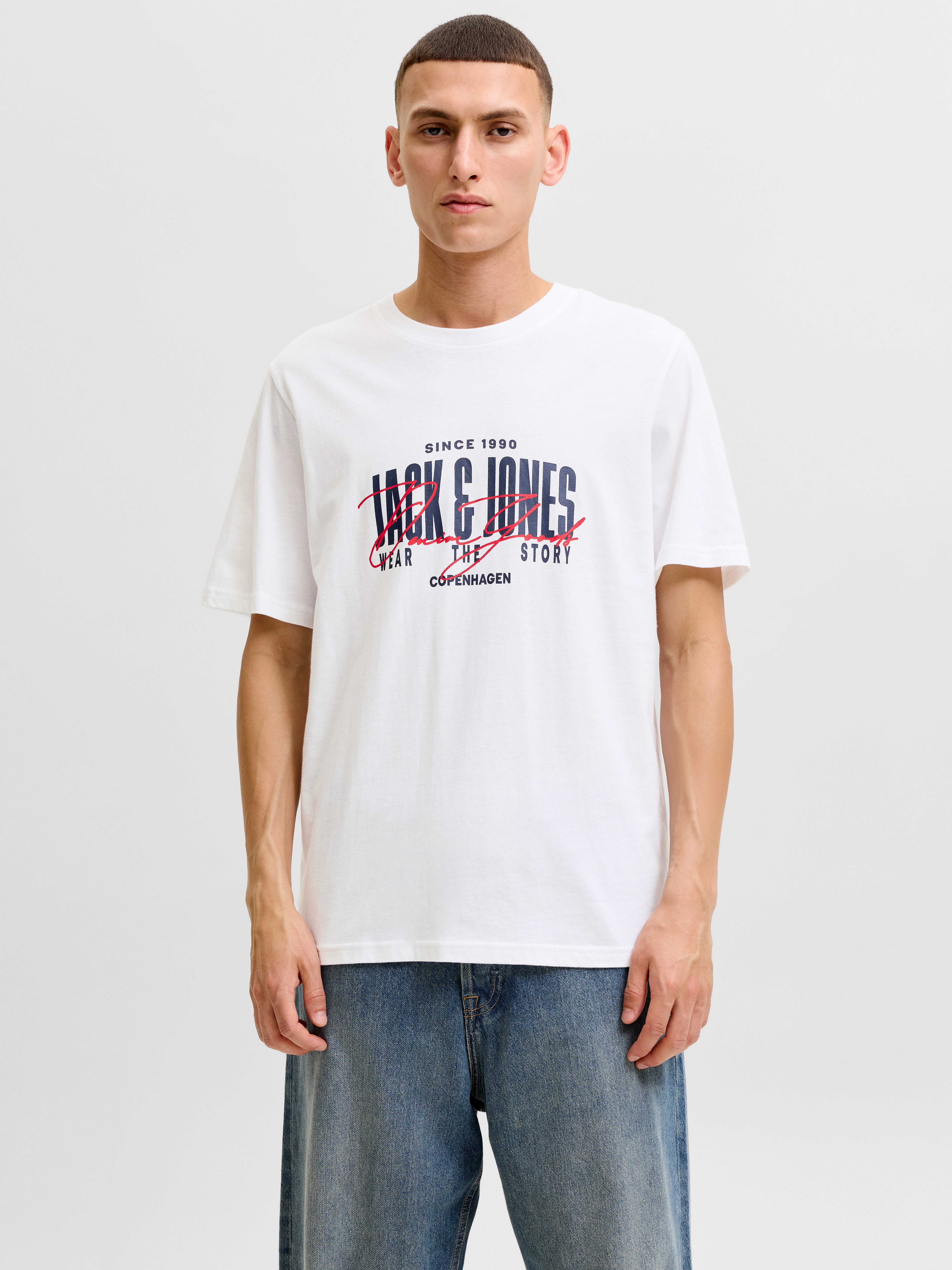 Jack & Jones Rundhalsshirt JJAERO TEE SS CREW NECK 3PK MP (Packung, 3-tlg) Baumwolle, regular fit