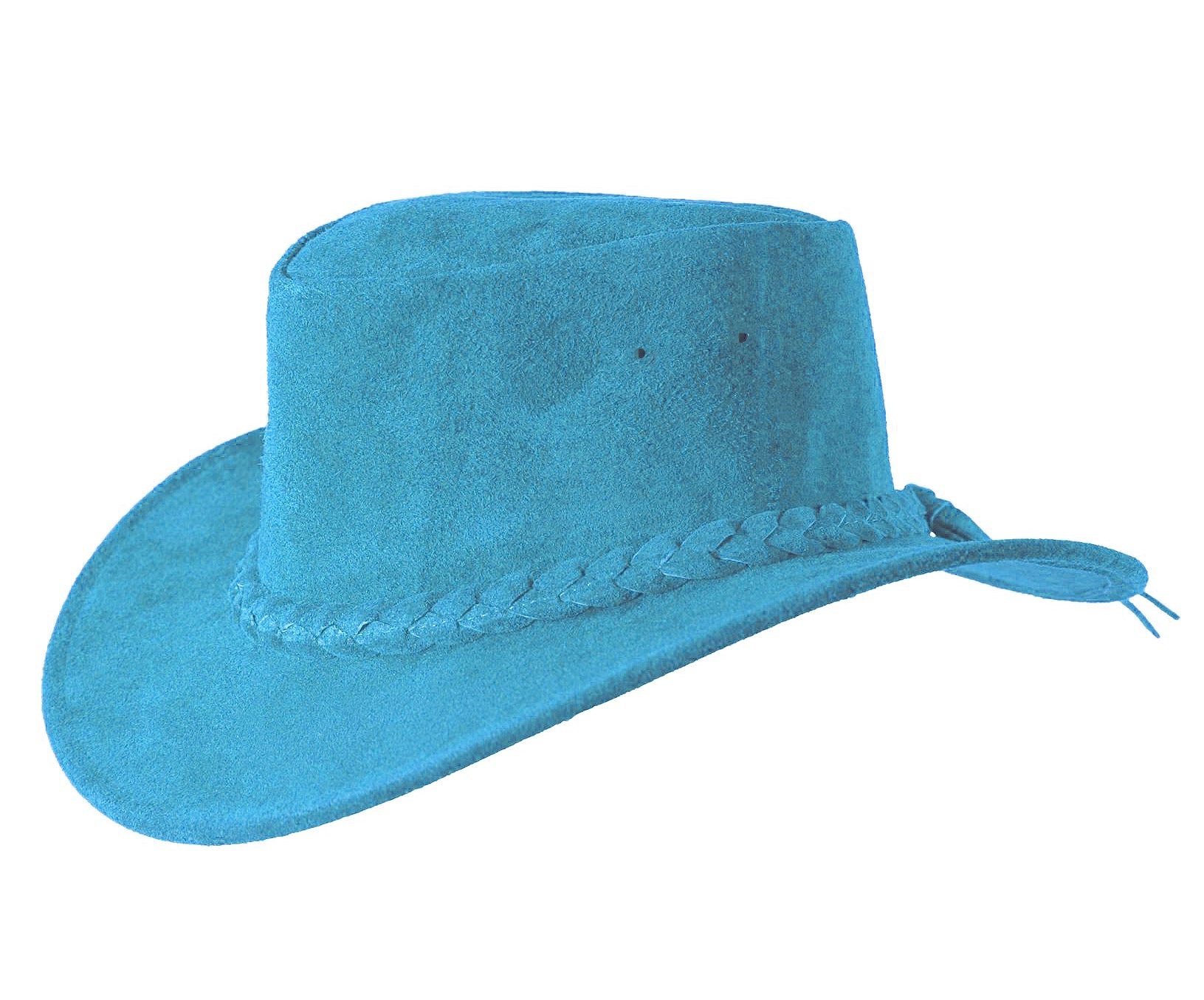 Outbacker Cowboyhut Australischer Kinder Hut aus weichem Wildleder- knautschbar