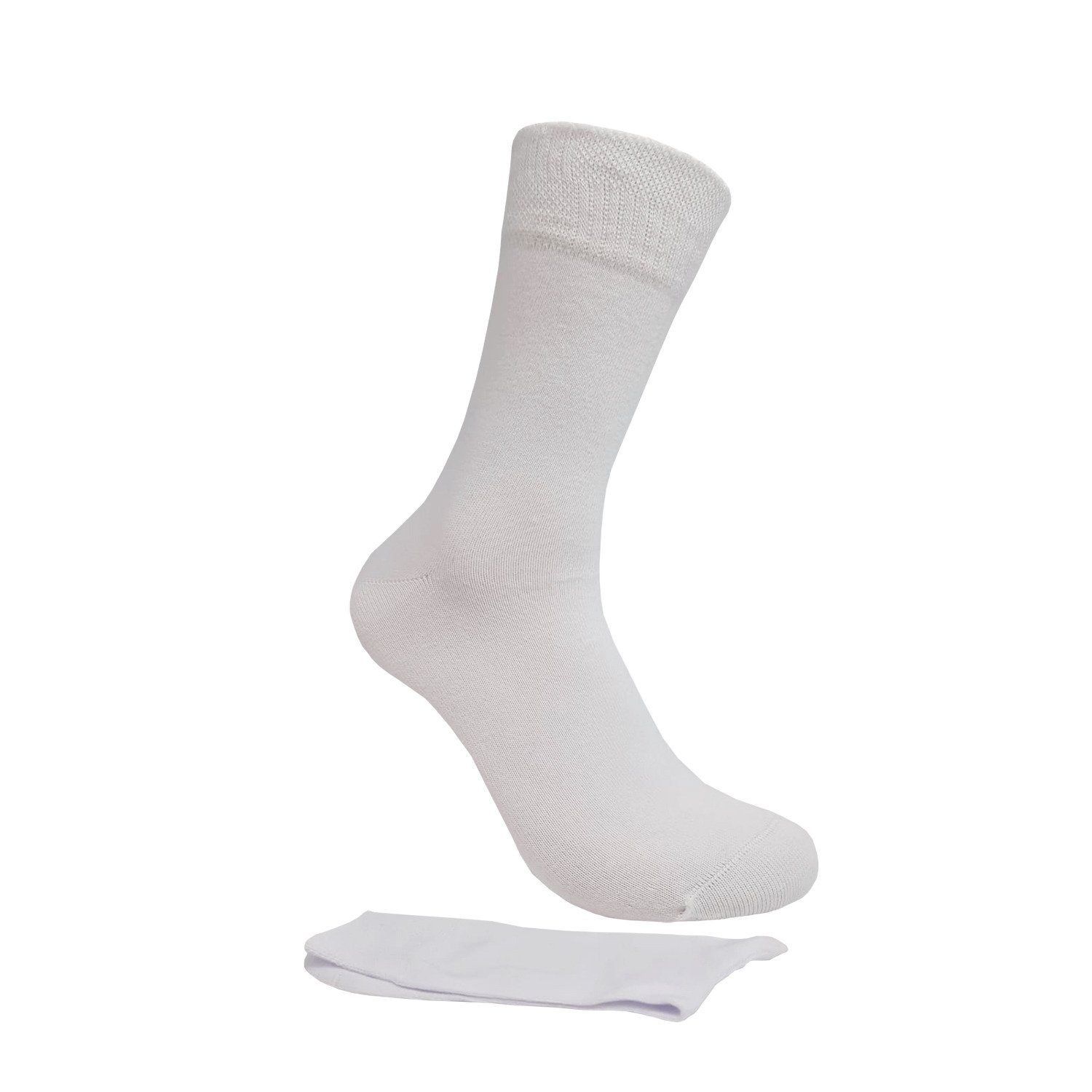 Max Lindner Diabetikersocken Diabetikersocken ohne Gummi – 1 Paar Made in Germany (1-Paar) mit Komfortbund "ohne Gummi"