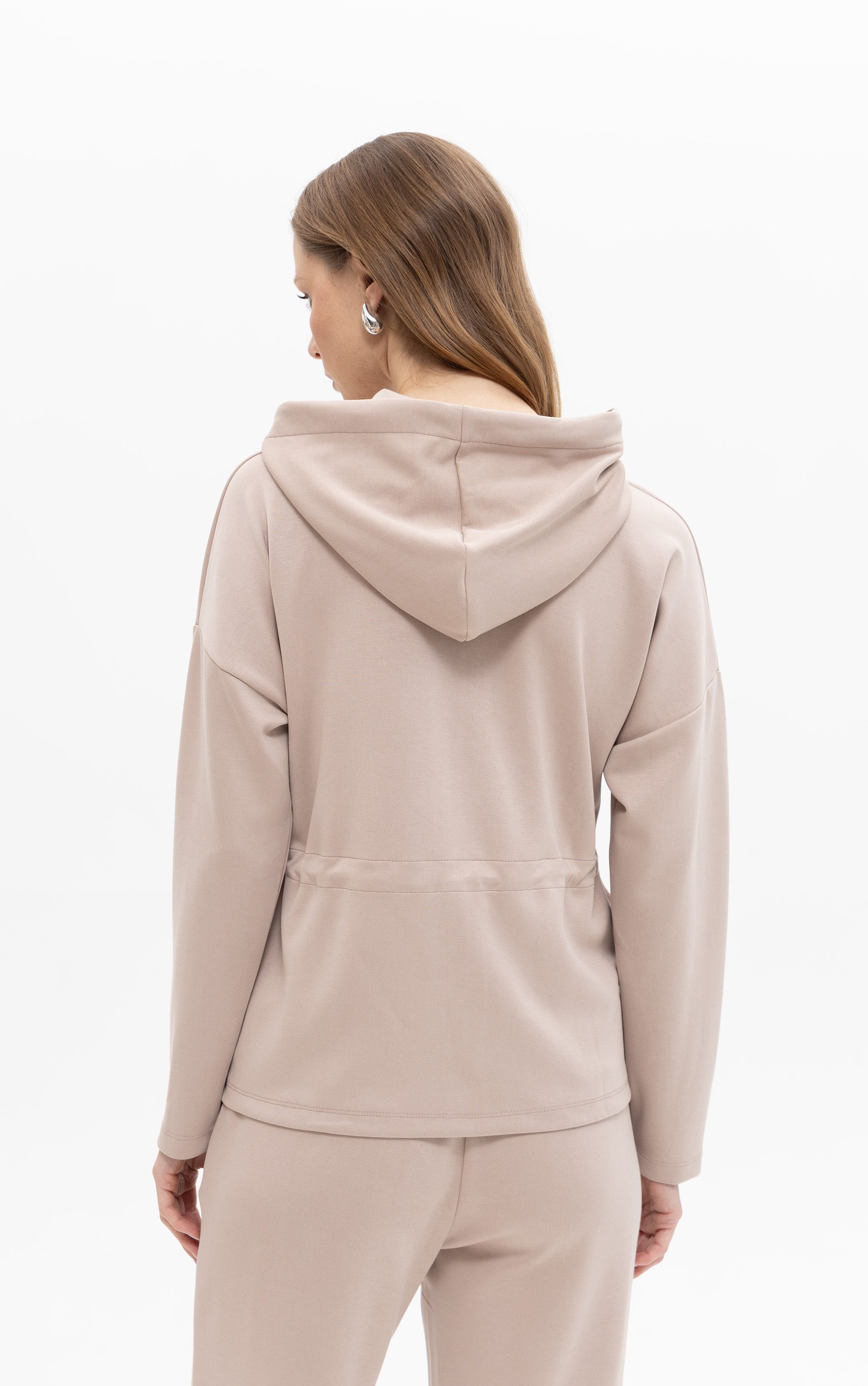 Passioni Strickjacke mit Taillenzug