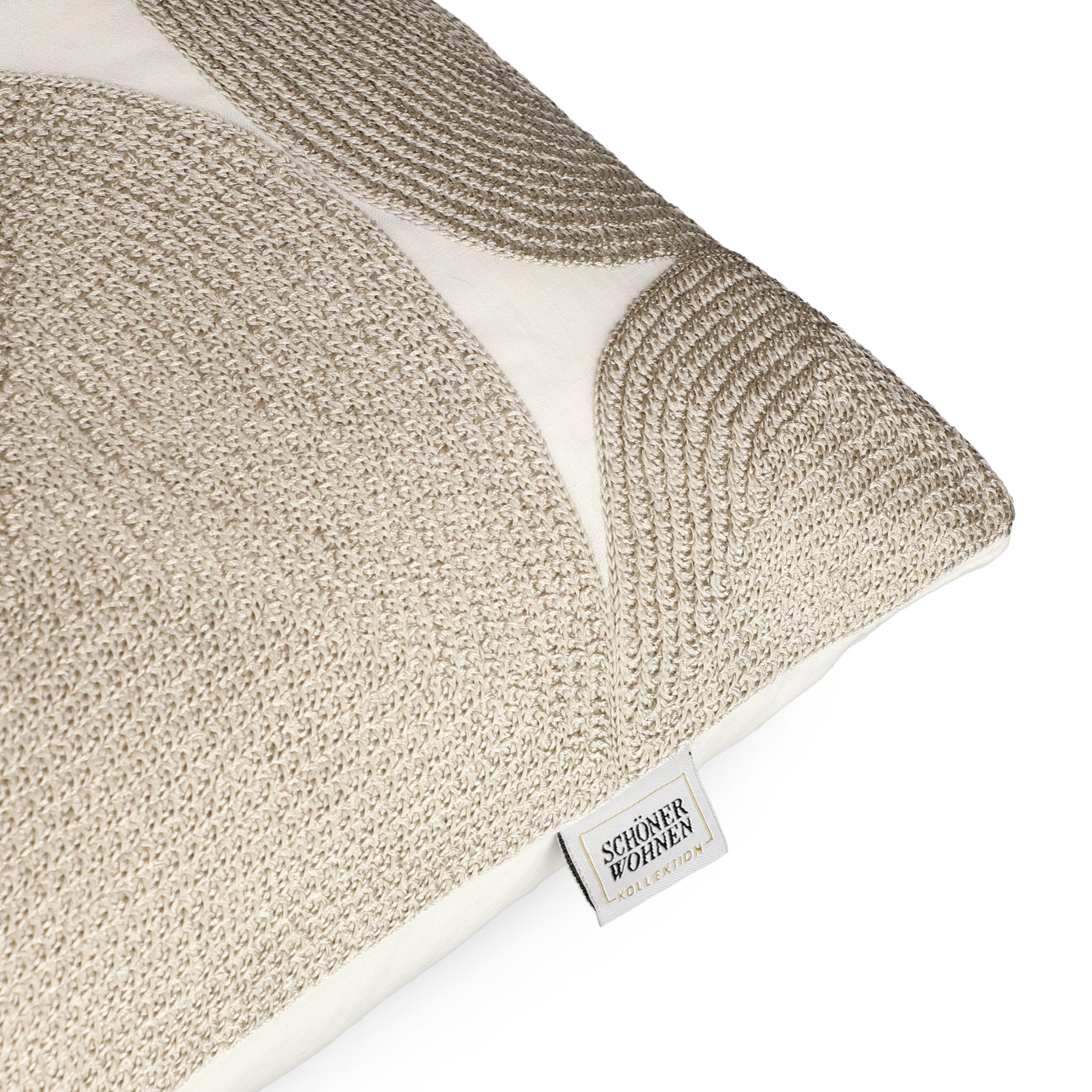 SCHÖNER WOHNEN-Kollektion Dekokissen Pebble, aus hochwertigen Naturfasern