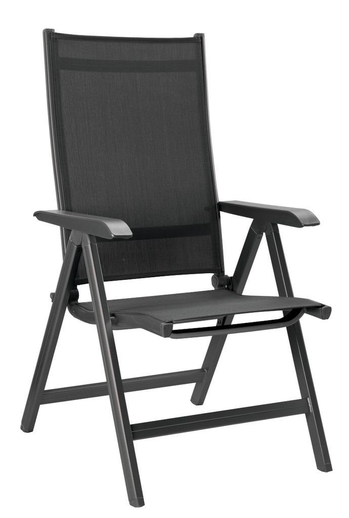 KETTLER Gartensessel Kettler Basic Plus Klappsessel - anthrazit / anthrazit