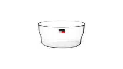 KONZEPT Salatschüssel aus Glas, 1,7 L, Glasschale ideal für Salat, (Obst, Snack, Mussli, Süßigkeiten, 1-tlg), Spülmaschinenfest, 19 cm Durchmesser