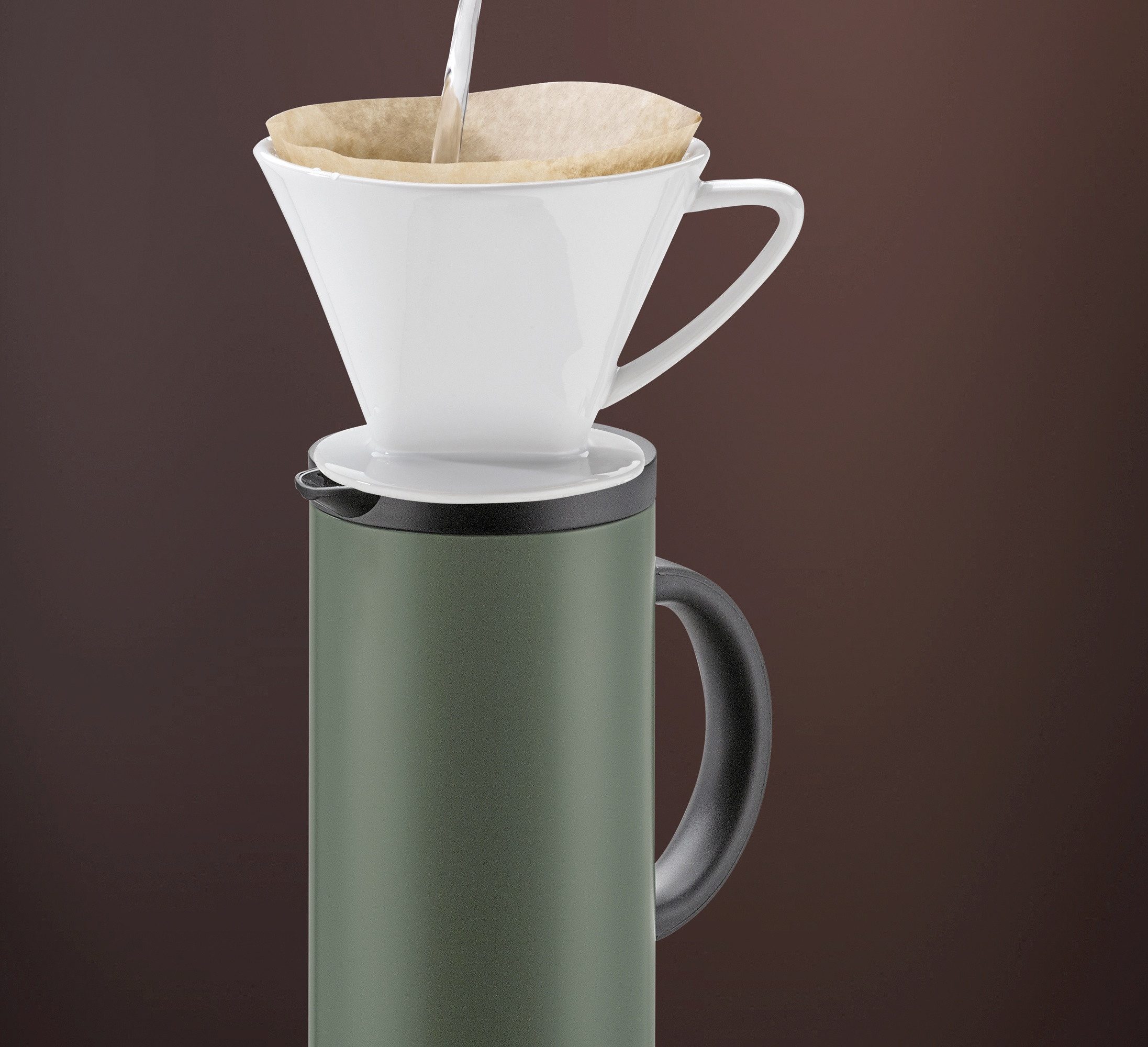Cilio Isolierkanne Isolierkanne Kaffeekanne Thermoskanne Teekanne 1L cilio FIRENZE