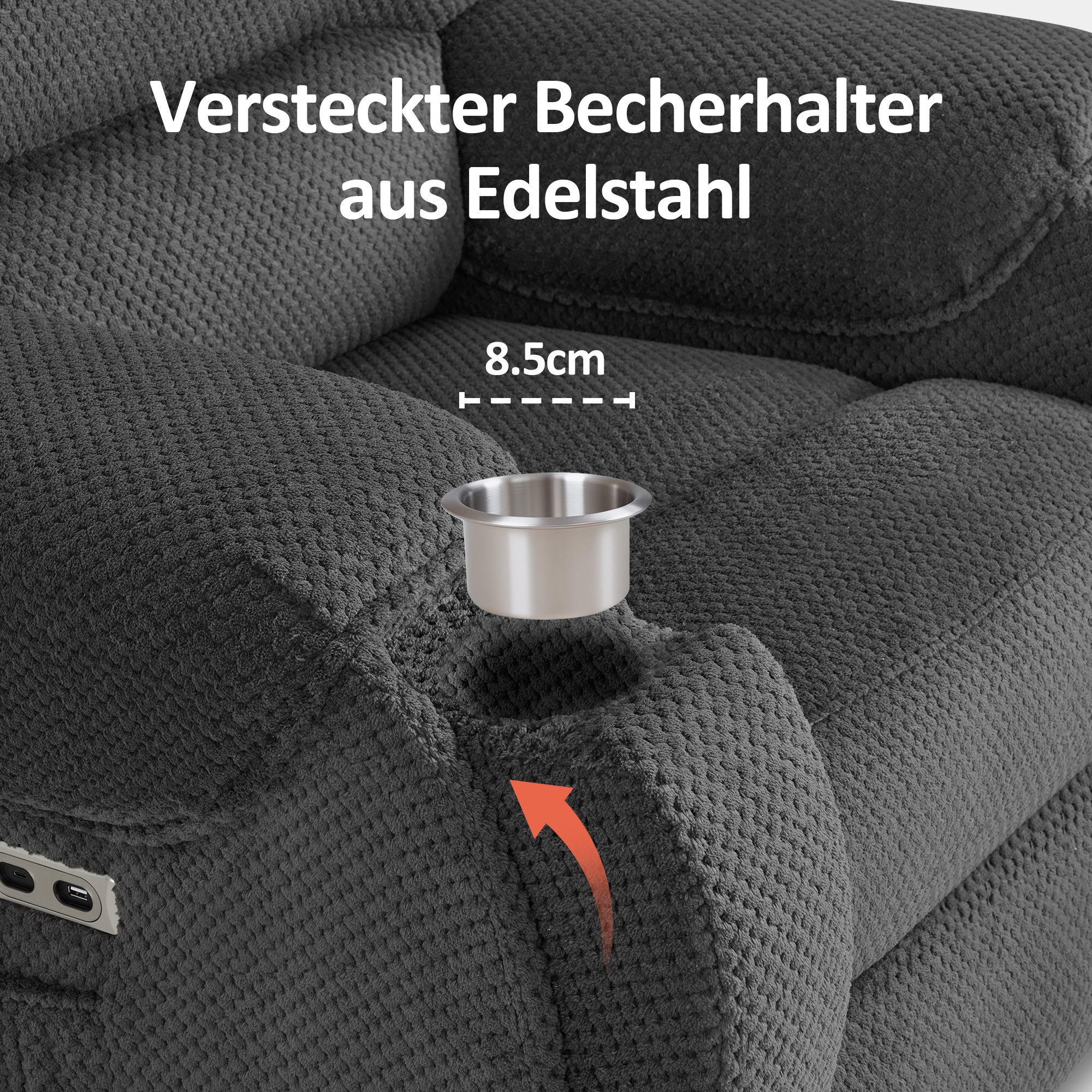 MCombo Relaxsessel M MCombo Fernsehsessel mit Aufstehhilfe Elektrisch 7252 (Fernsehsessel mit Aufstehhilfe Elektrisch), mit Relaxfunktion – Bild 5 von 5