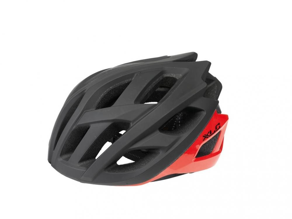 Fahrradhelm XLC Helm Race BH-C23 54 bis 58cm black mat red shiny