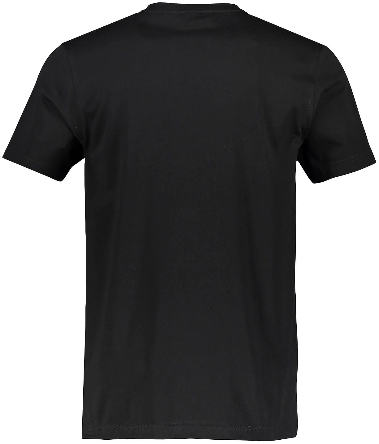 Optik T-Shirt (Packung, black klassischer LERROS in 2-tlg)