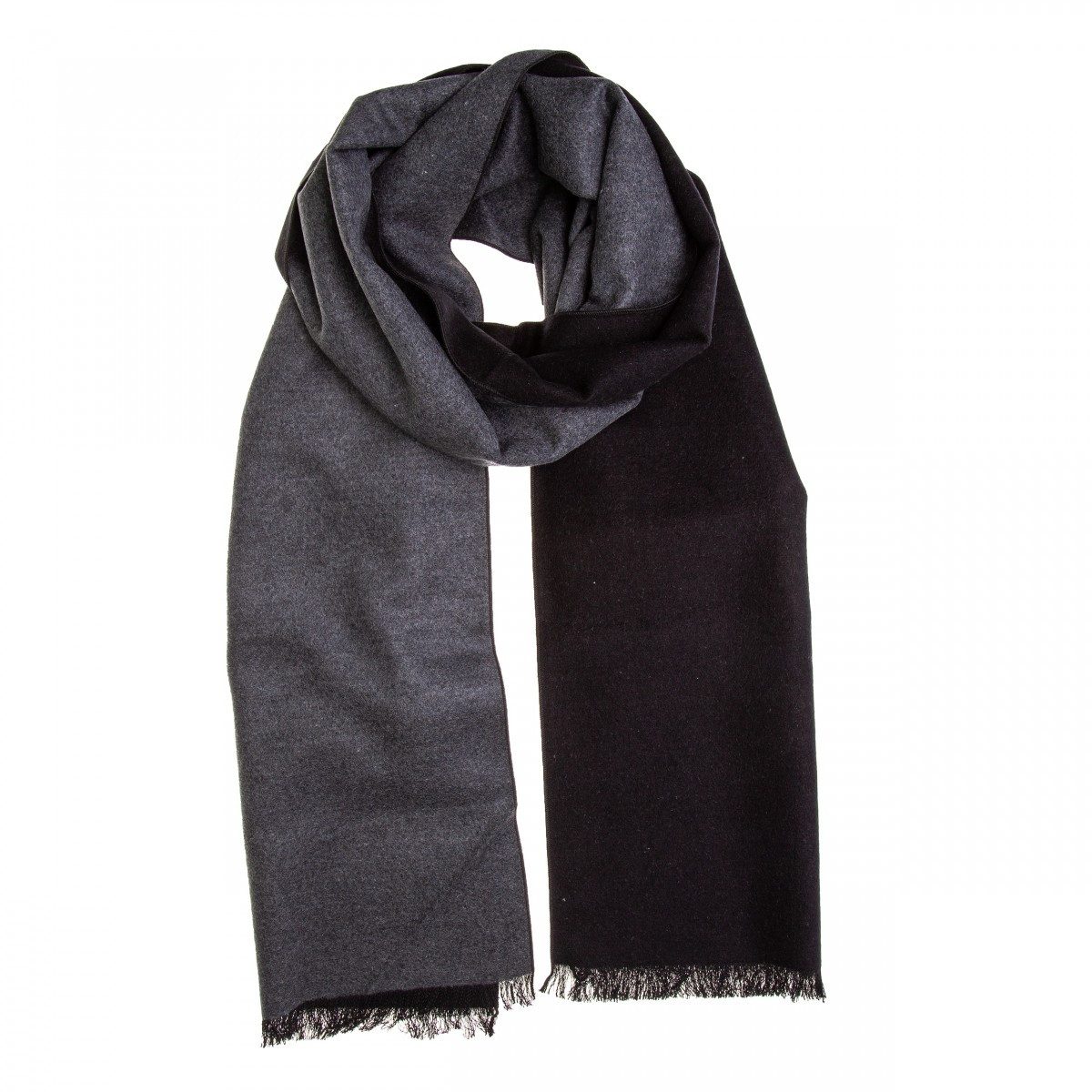 SEABRIGHT Seidenschal Winterschal Seidenschal Seidenflanell zweifarbig