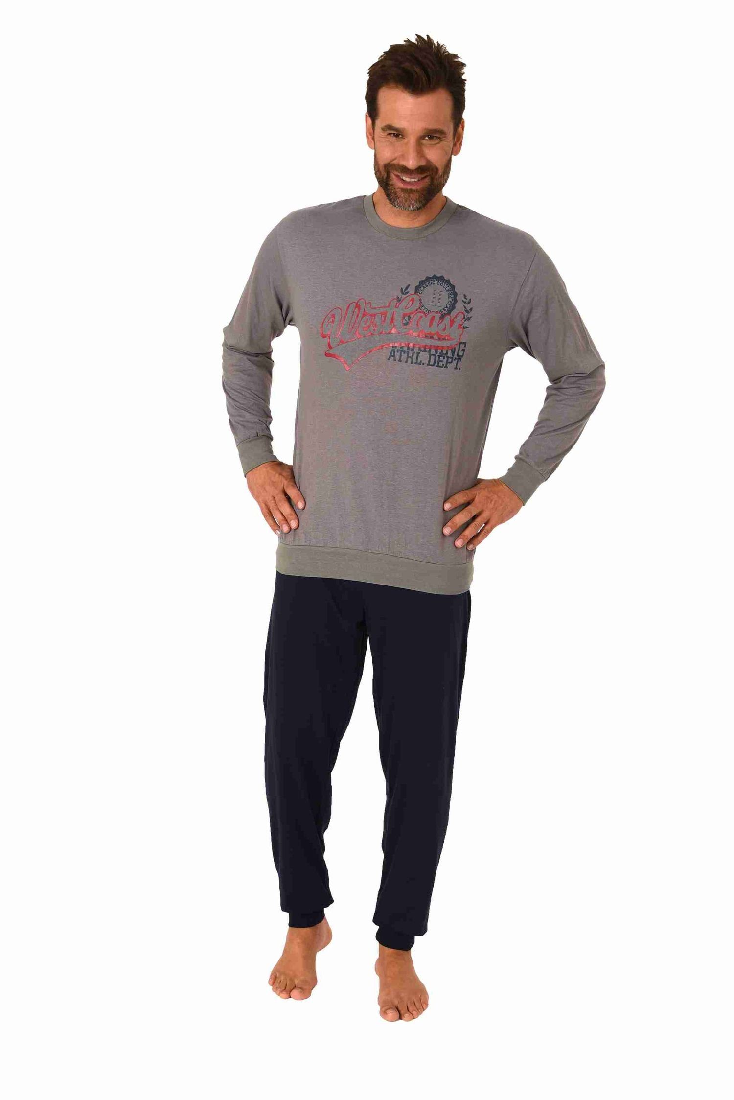 RELAX by Normann Pyjama Herren Schlafanzug günstig online kaufen