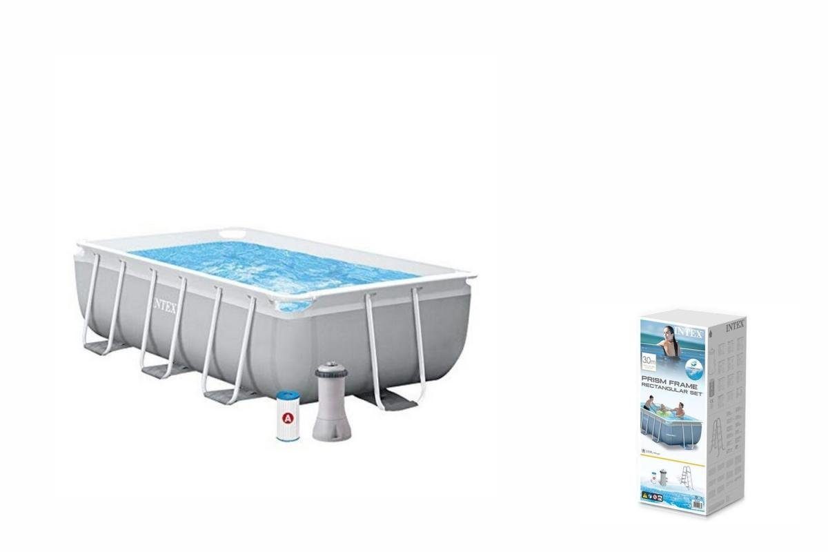 Intex Schwimmbecken »INTEX Schwimmbad Schwimmbecken Aufstellpool Prism  Frame Pool 300 x 175 x 80 cm«