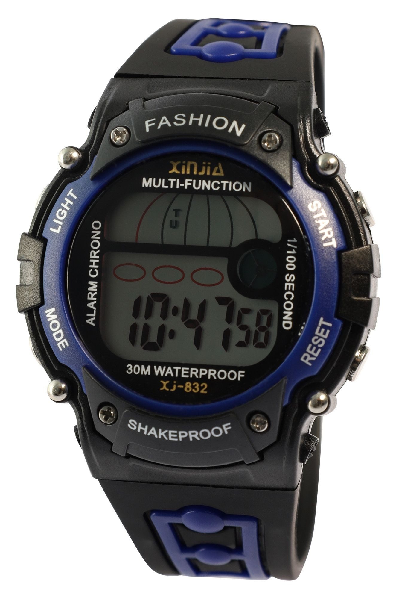 XINJIA Quarzuhr 2400029 Xinjia Digitaluhr mit TPU-Band, schwarz