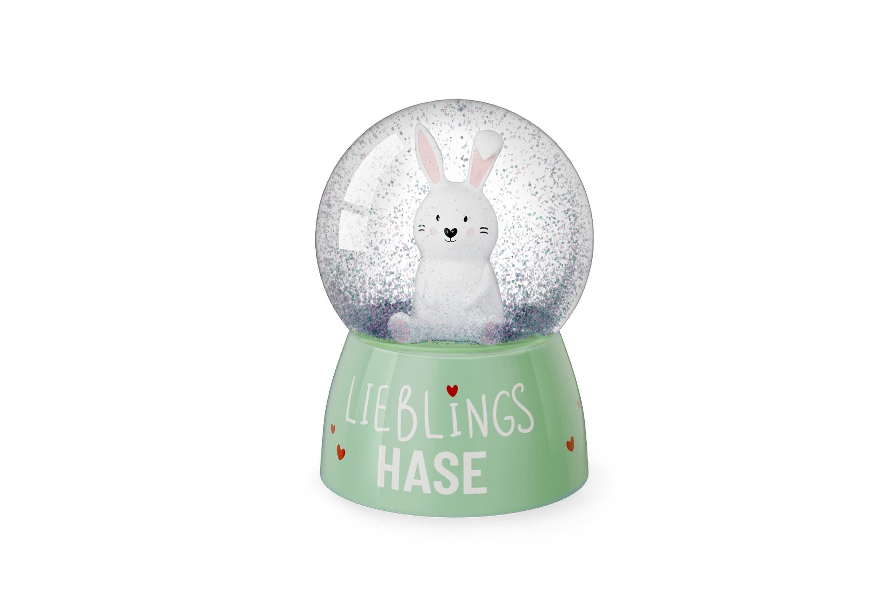 La Vida Schneekugel Schneekugel Glitzerkugel für Dich) Geschenk la vida Hase 7003821