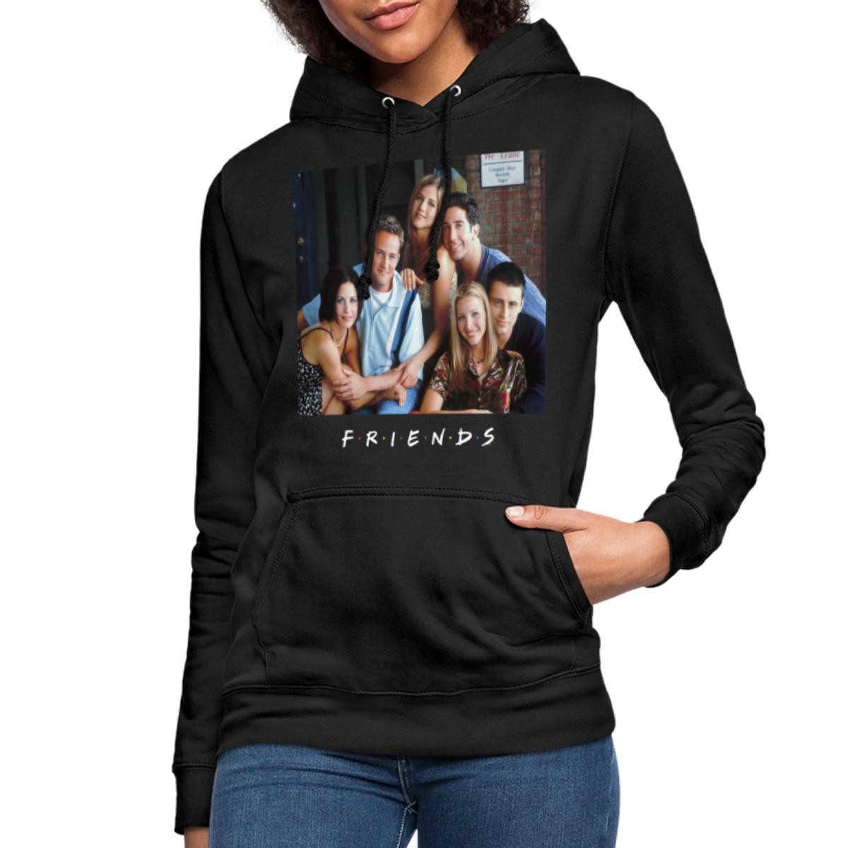 Spreadshirt Hoodie Friends Foto Damen Hoodie (1-tlg)