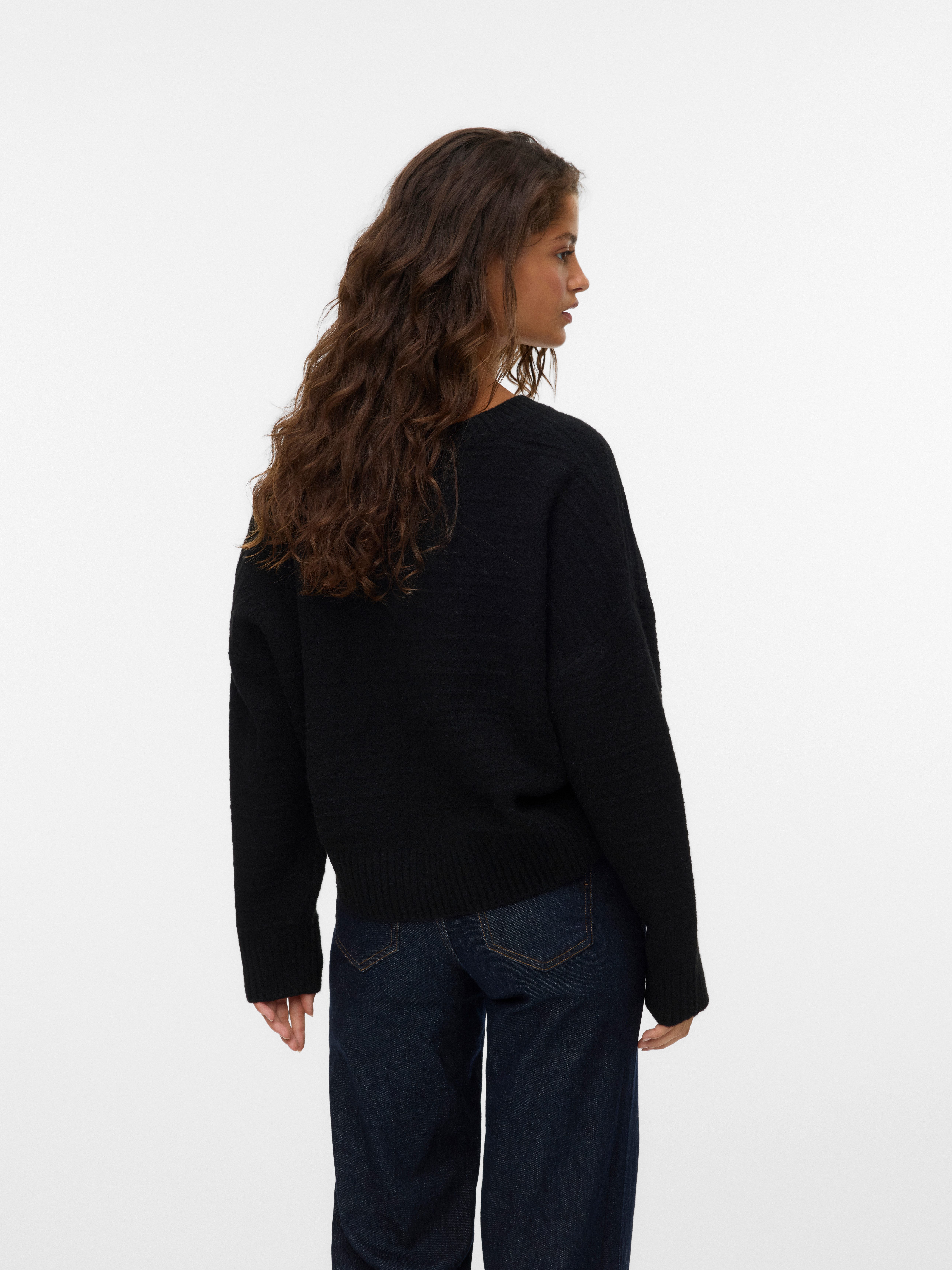 Vero Moda Strickpullover VMBOOM STRUCTURE LS günstig online kaufen