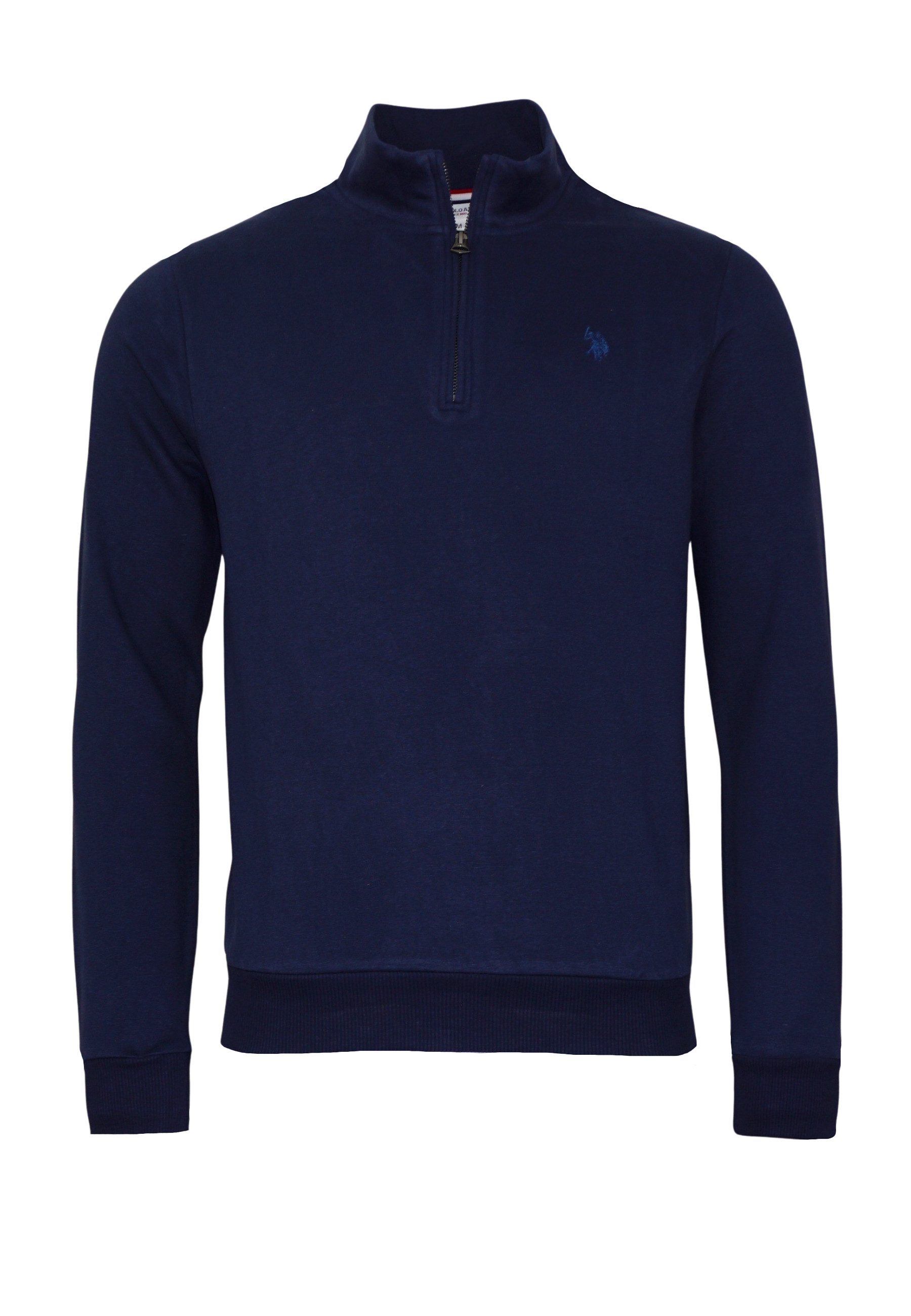 U.S. Polo Assn. Sweatshirt Pullover Sweater Half Zip (1-tlg) günstig online kaufen