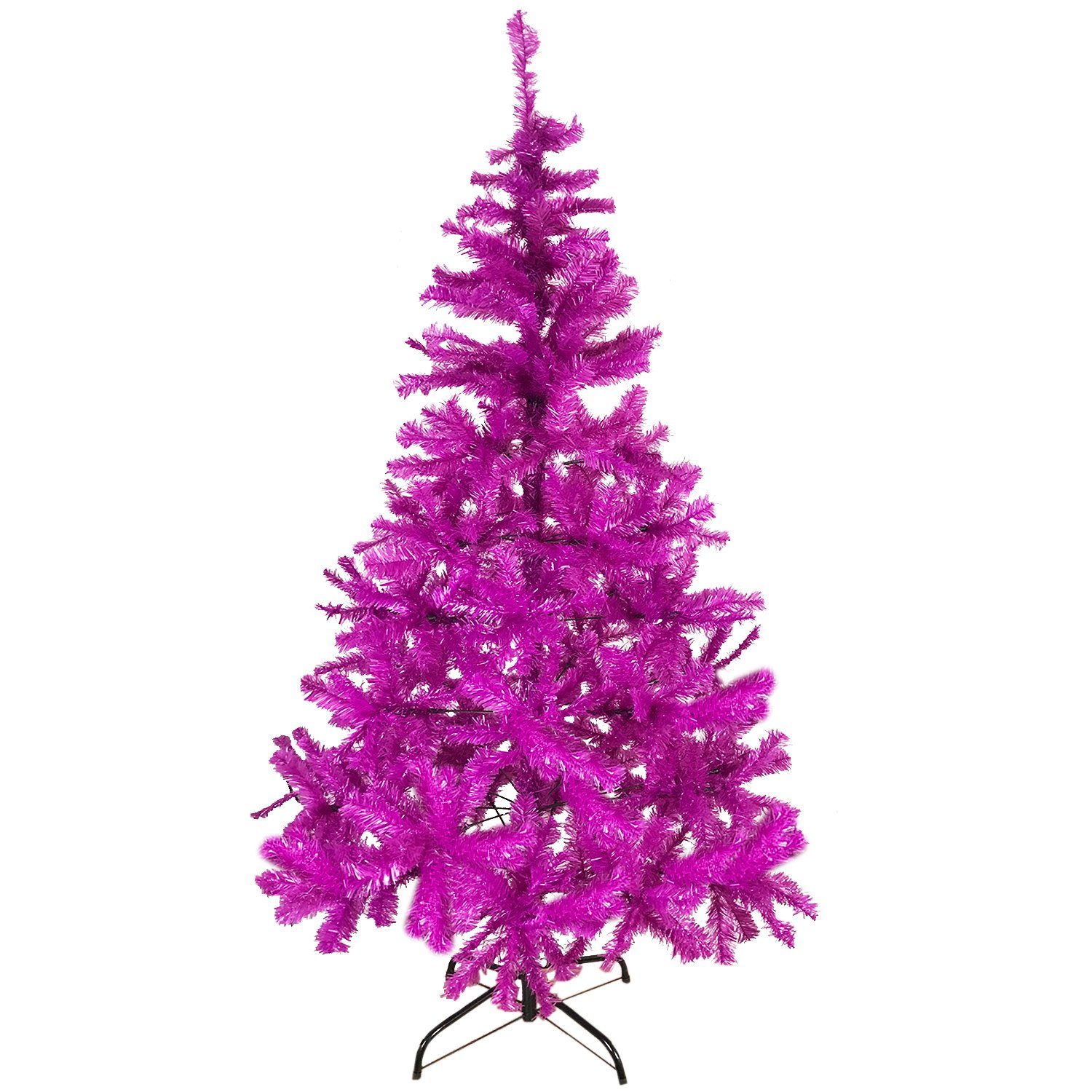 Mojawo Künstlicher Weihnachtsbaum Weihnachtsbaum / Lila Ständer inkl cm Pink 120