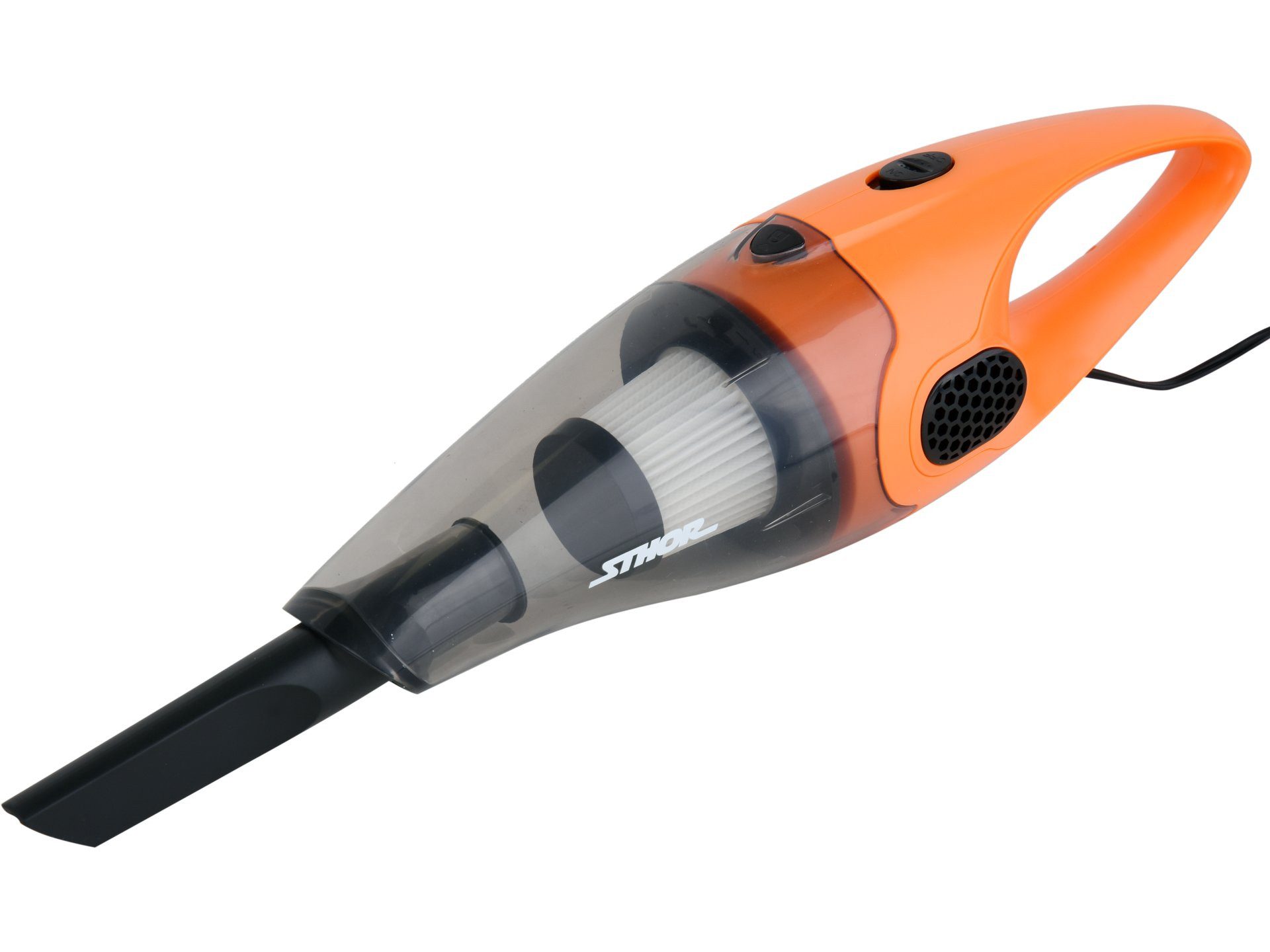 Sthor Akku-Handstaubsauger Handstaubsauger 12V, 100W, Beutellos, Auto-Staubsauger