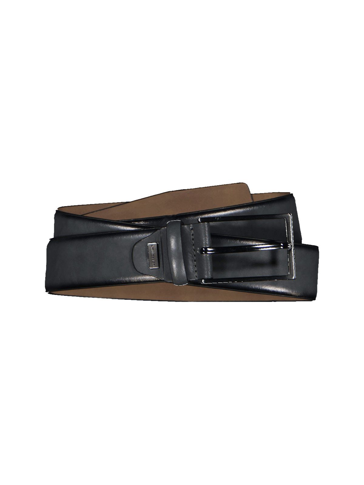 emilio adani Ledergürtel Herren Ledergürtel Basic, Grau