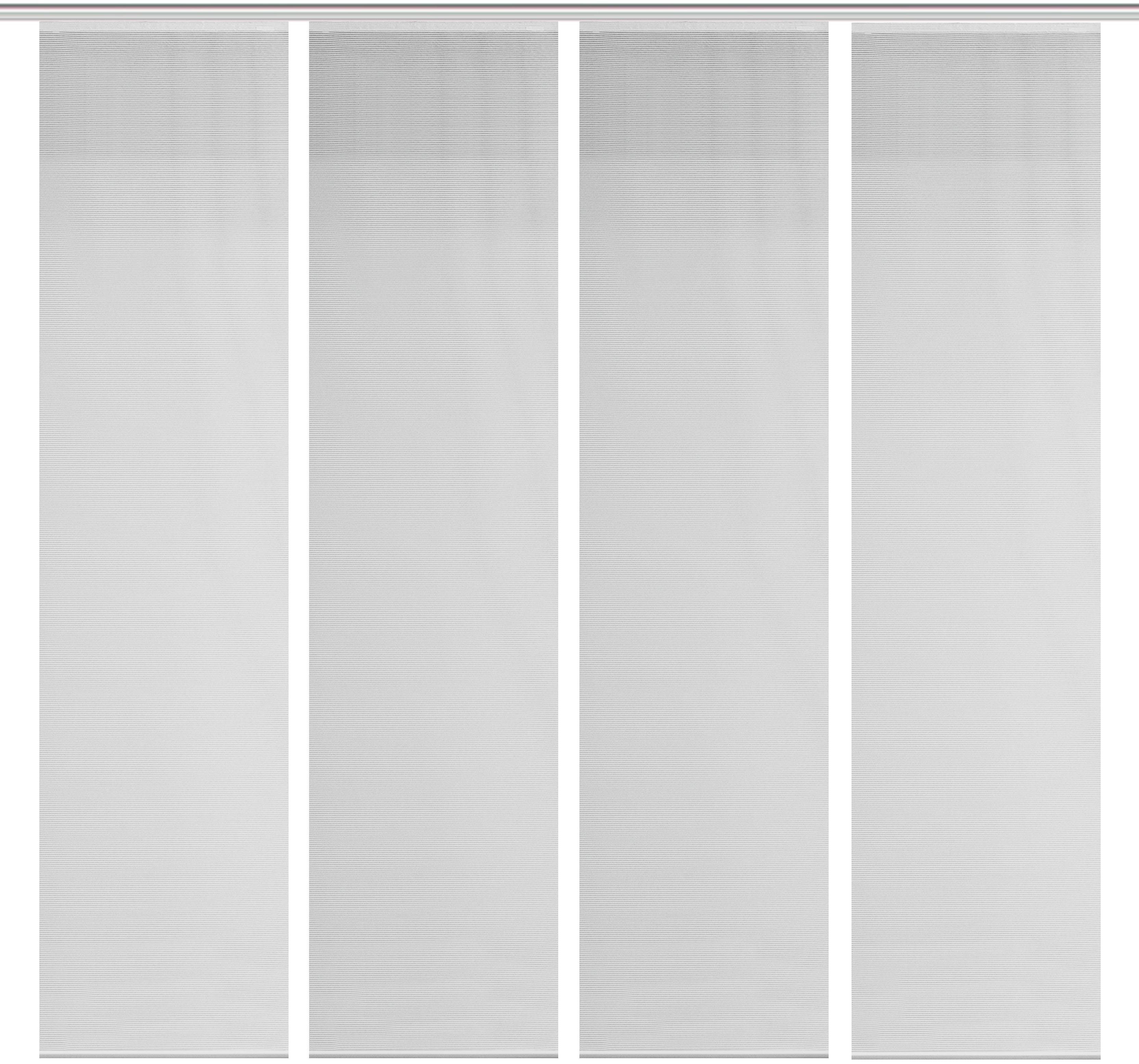 Vision S Schiebegardine 4ER SET ROM (4 St), Paneelwagen, halbtransparent, H günstig online kaufen