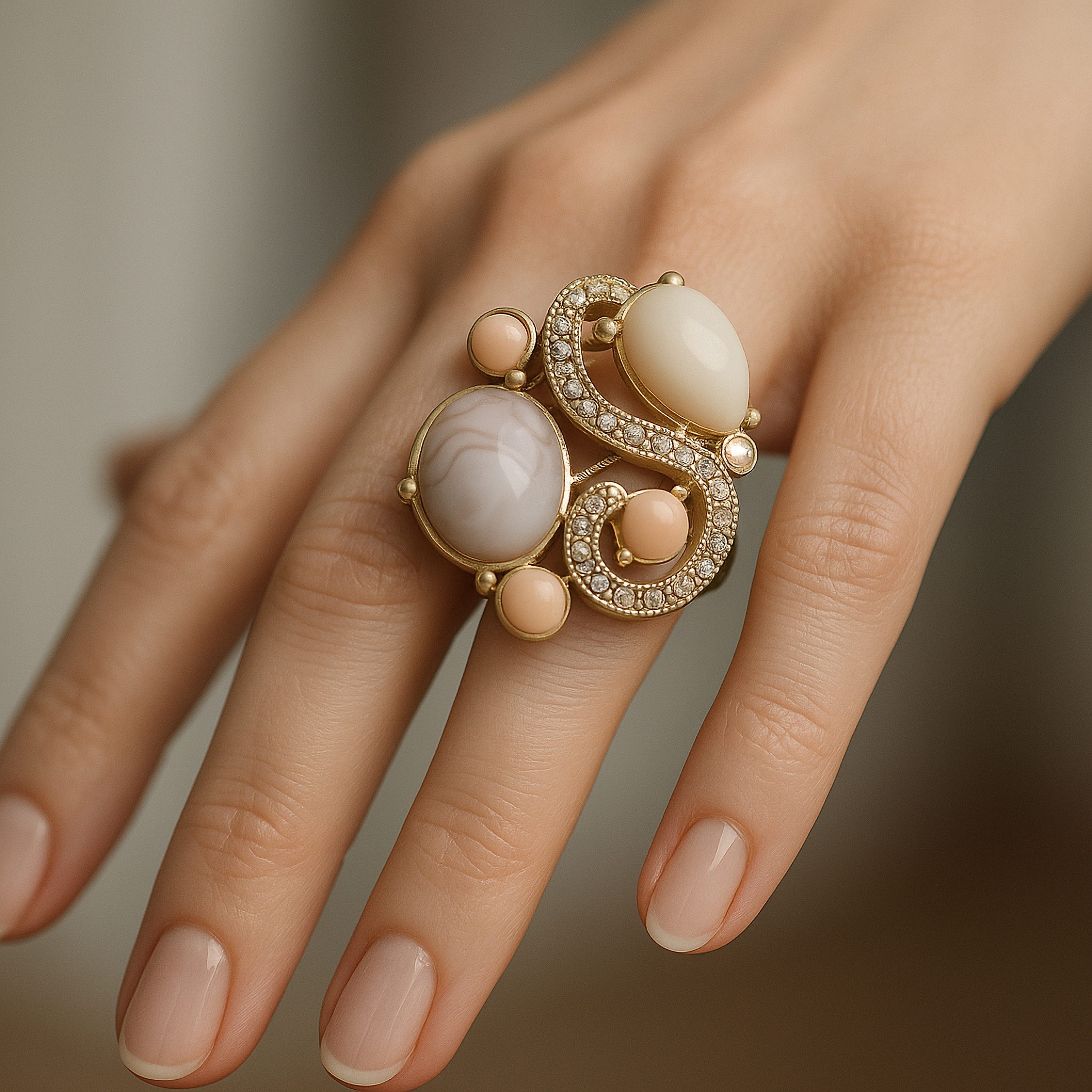 COLLEZIONE ALESSANDRO Fingerring Sissi – Bild 4 von 4