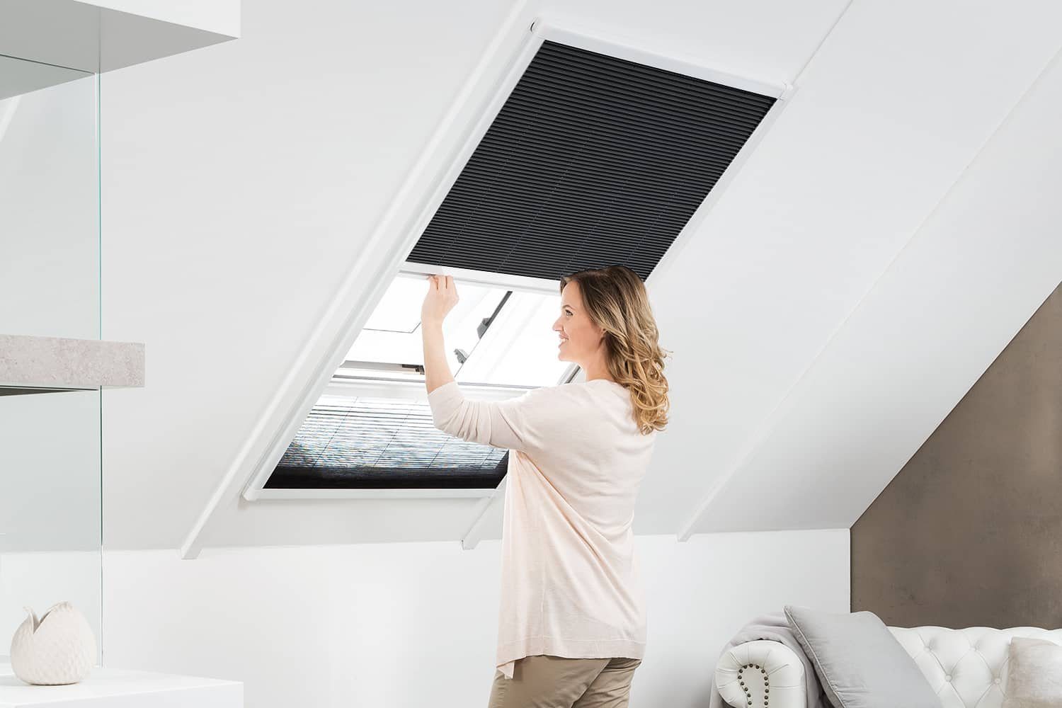 empasa Dachfensterplissee, verdunkelnd, Aluminium-Selbstbausatz günstig online kaufen