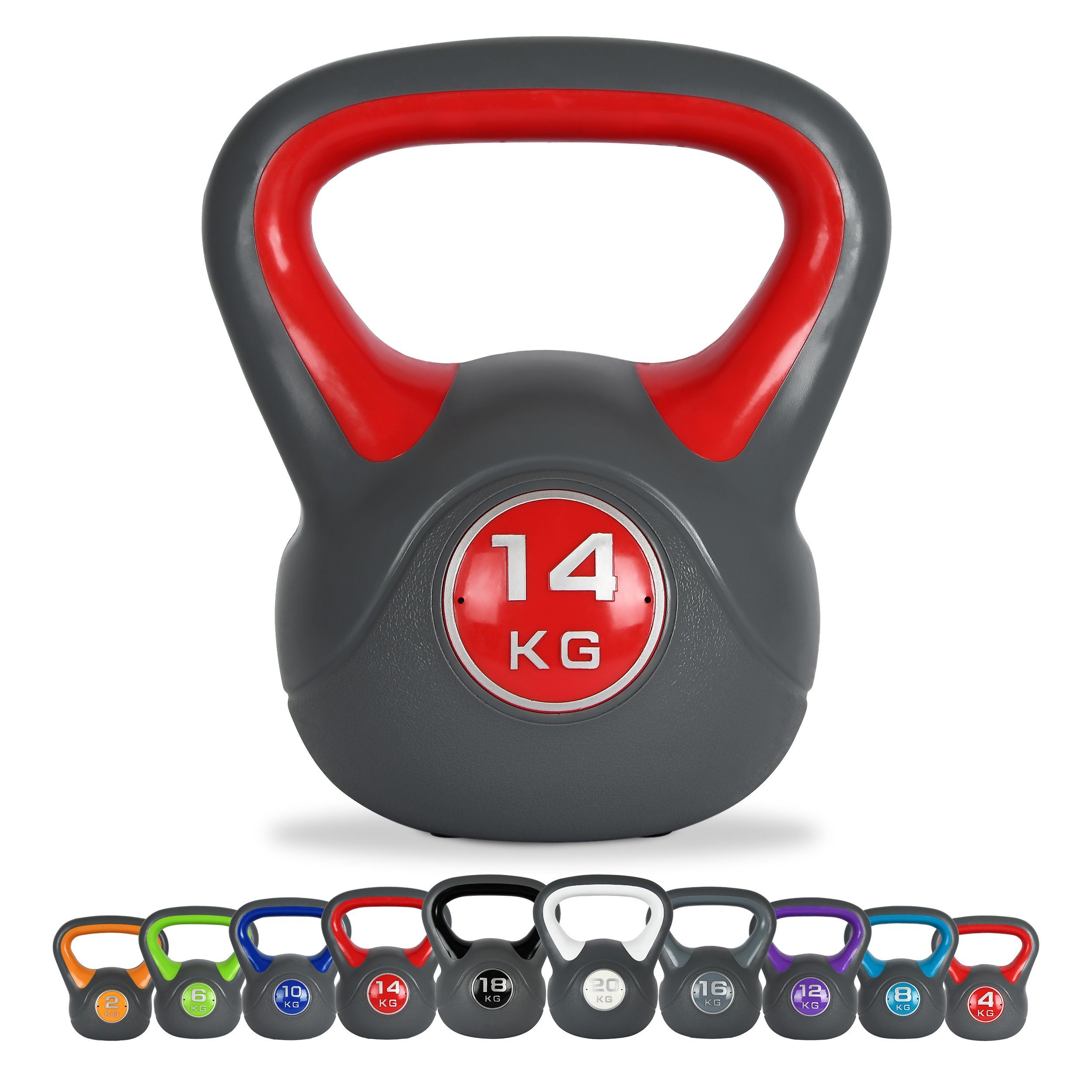 MSports® Kettlebell Kettlebell Kunststoff