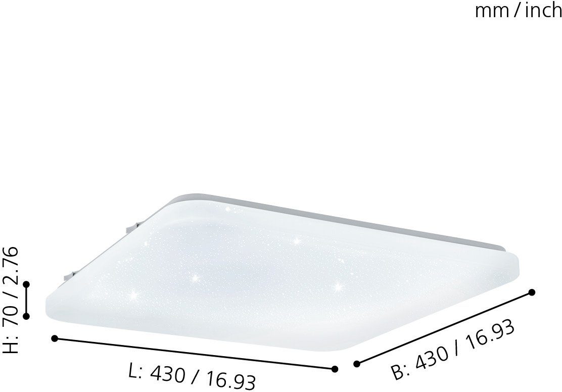 EGLO LED Deckenleuchte FRANIA-S, LED fest günstig online kaufen