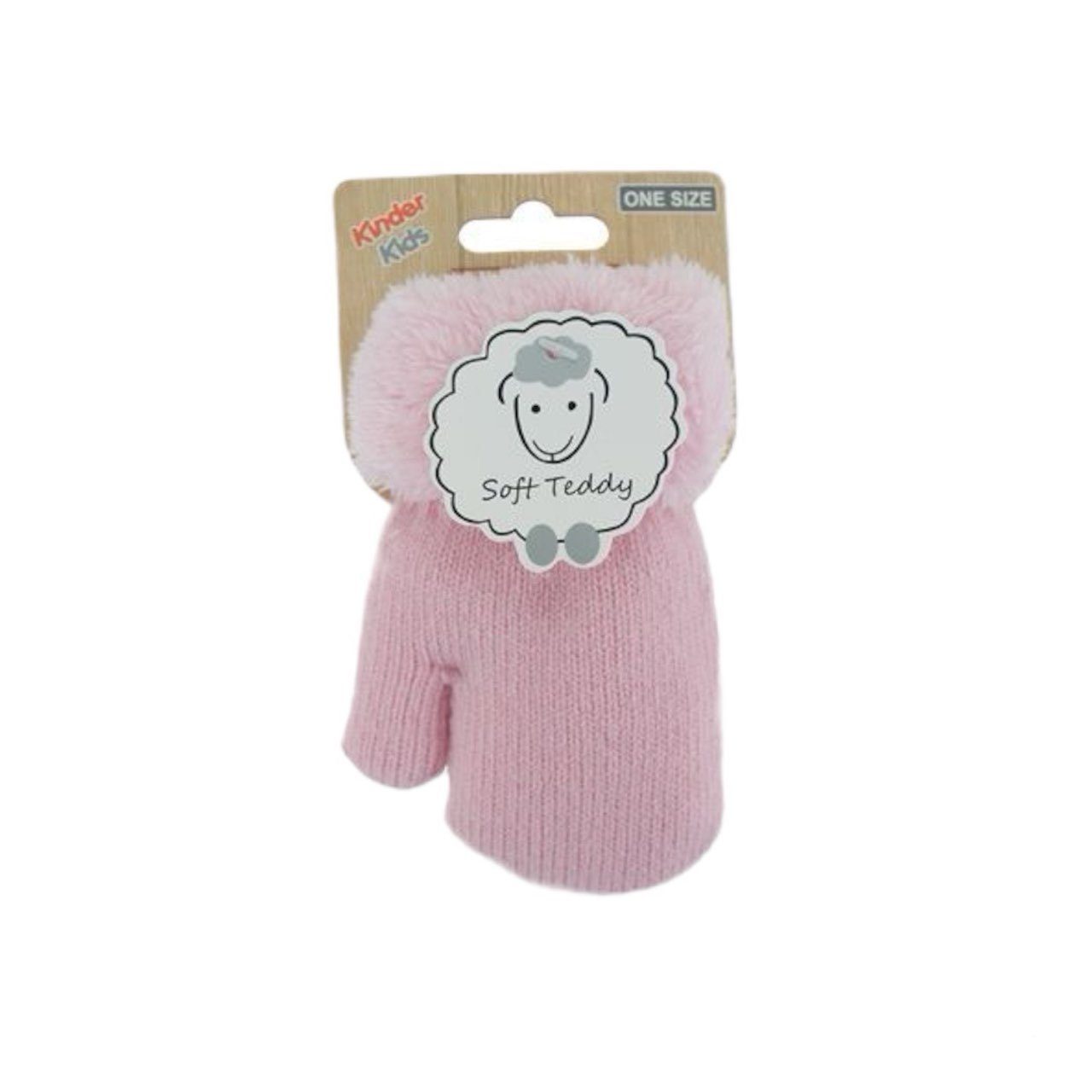 VewoTex Strickhandschuhe Kinder Fäustlinge » Winter Teddy Handschuhe (Paar, 2-St., 2 Einzelne Handschuhe) Kinderhandschuhe weich gefüttert, Strickhandschuhe warm