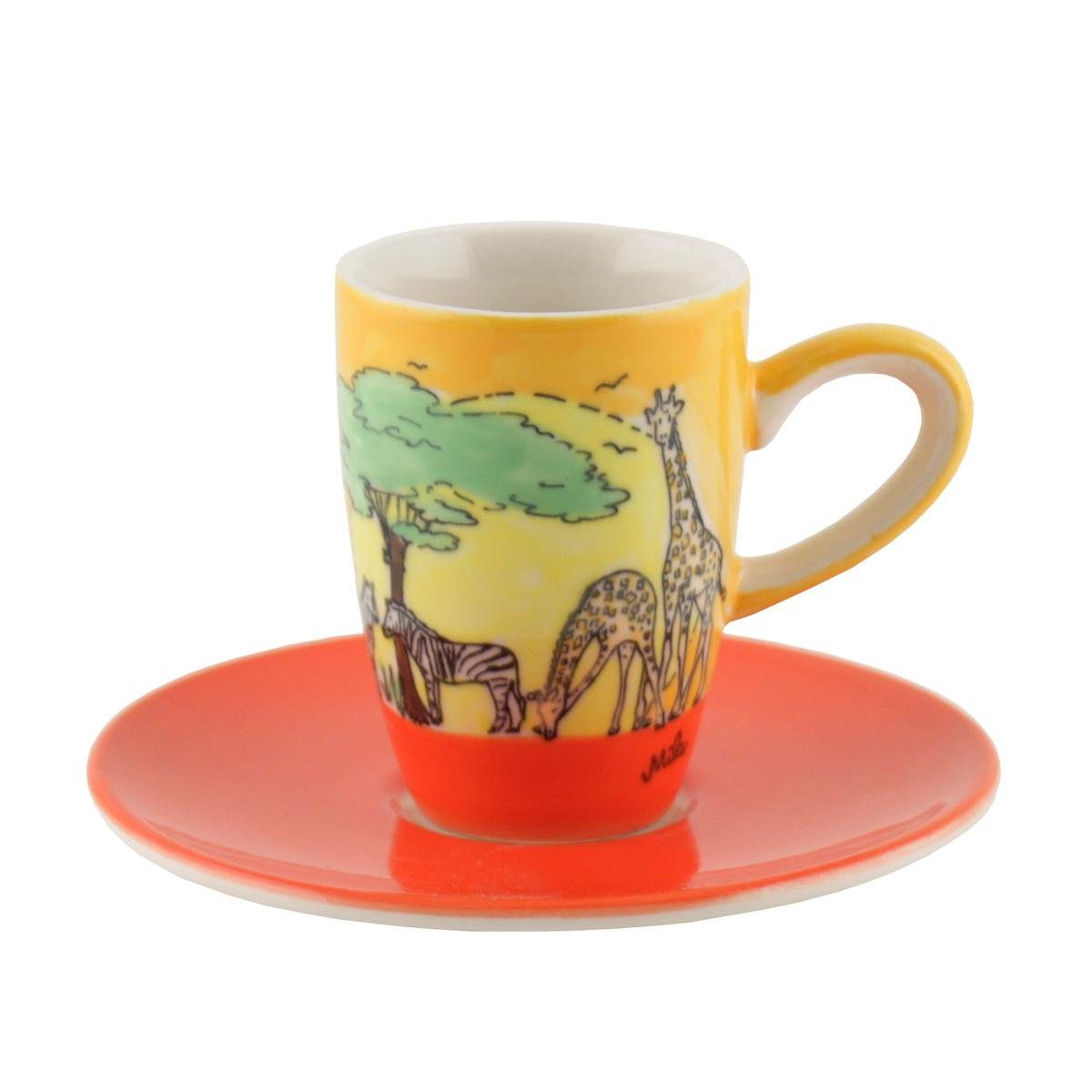 Mila Espressotasse »Mila Keramik Espresso-Tasse mit Untere Afrika«, Keramik  online kaufen | OTTO