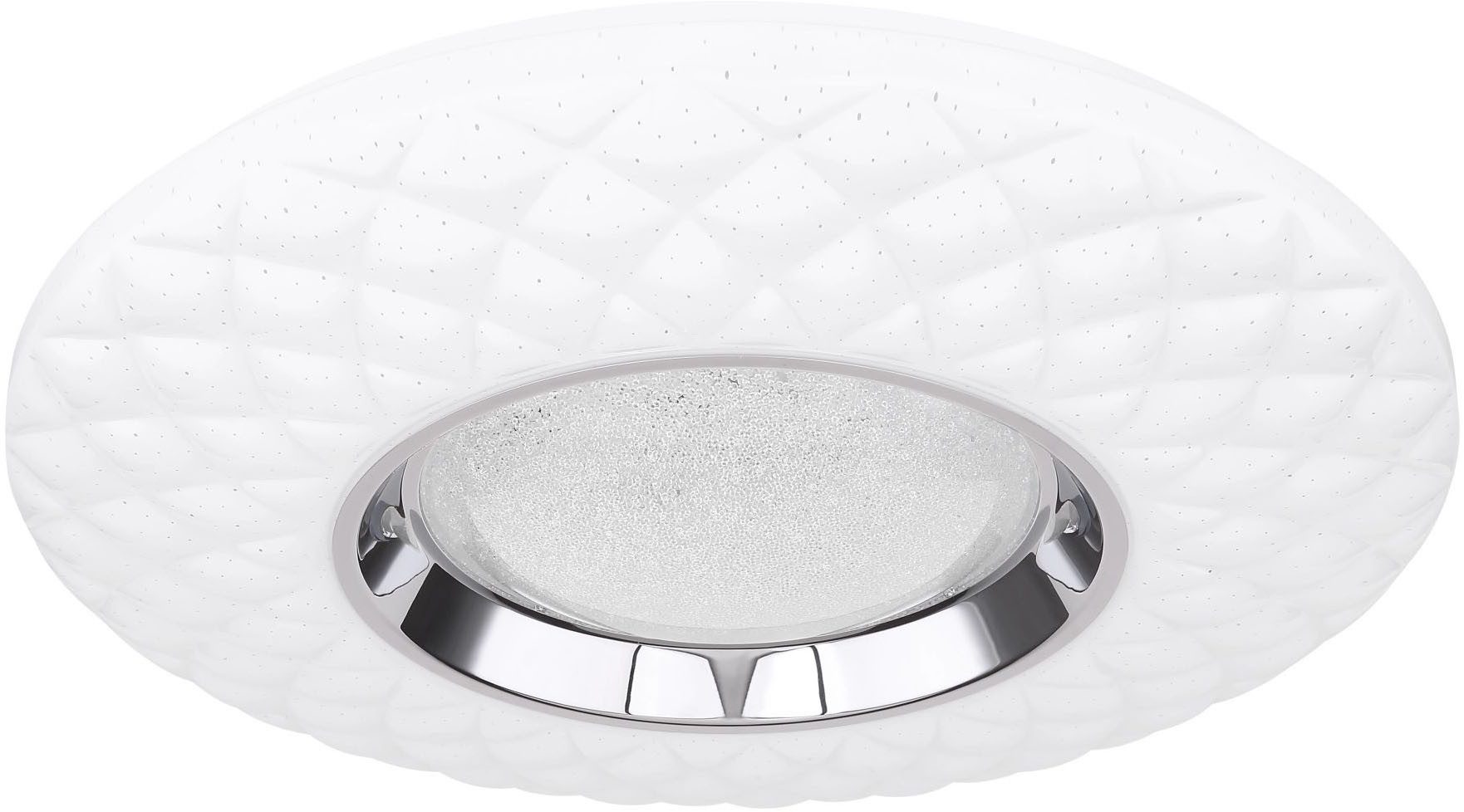 GLOBO LIGHTING Deckenleuchte MAGNIFIQUE, Dimmfunktion, Fernbedienung, Infrarot inkl., Memoryfunktion, Nachtlichtfunktion, Smart Home, LED fest integriert, warmweiß - kaltweiß, CCT 3000-6500K