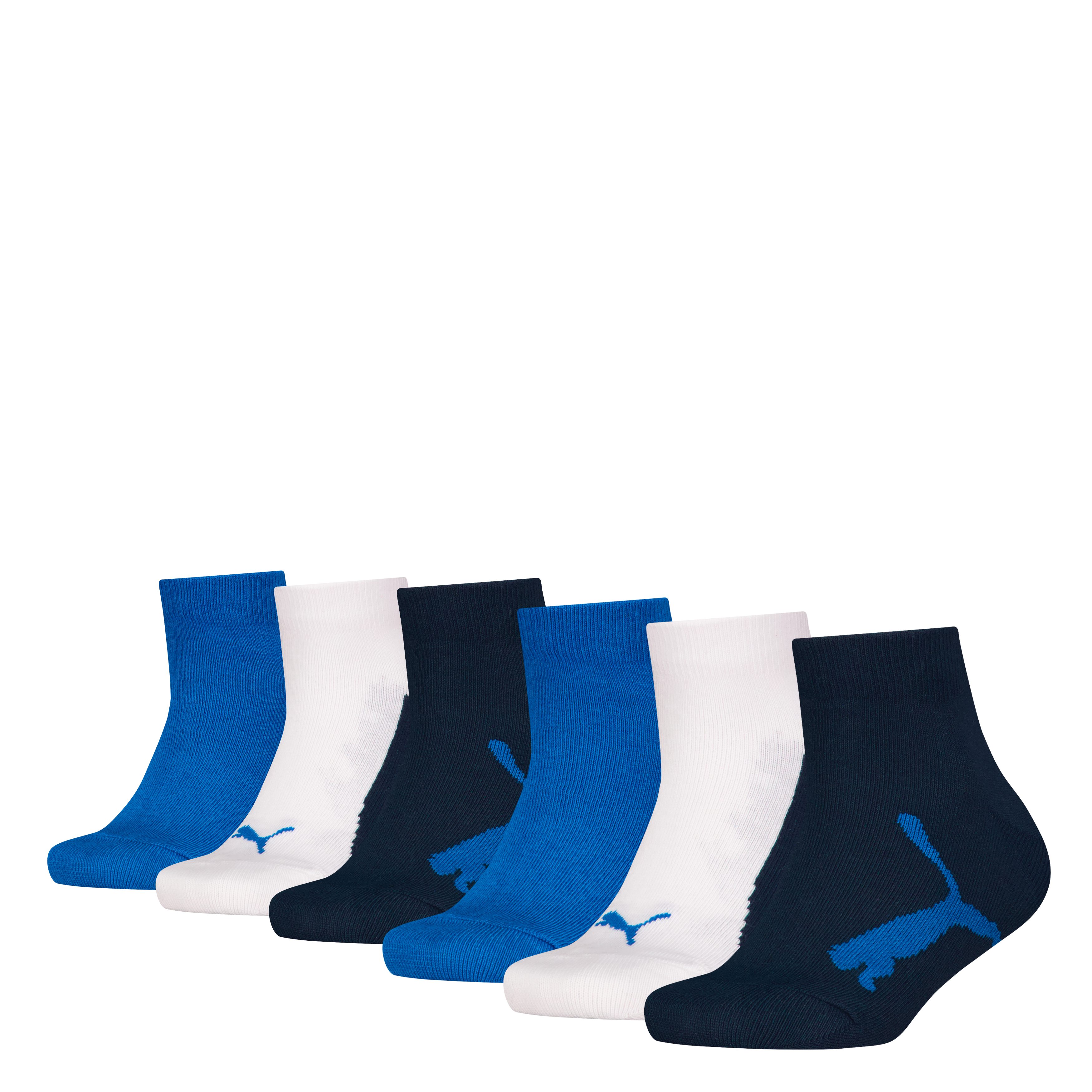 PUMA Kurzsocken PUMA KIDS BWT QUARTER 6P ECOM (6 Paar) mit lebhaftem Farbdesign