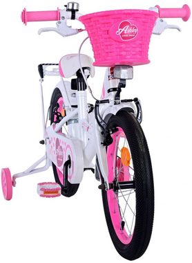 TPFSports Kinderfahrrad Volare Ashley 16 Zoll mit 2x Handbremse, 1 Gang, (Mädchen Fahrrad - Rutschfeste Sicherheitsgriffe), Kinder Fahrrad 16 Zoll mit Ständer Laufrad Mädchen Kinderrad