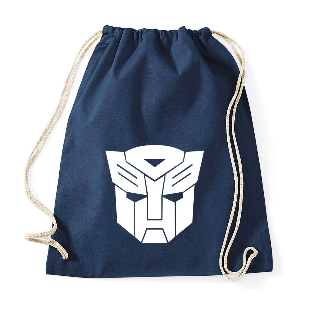Turnbeutel Autobot Baumwoll Tasche Turnbeutel