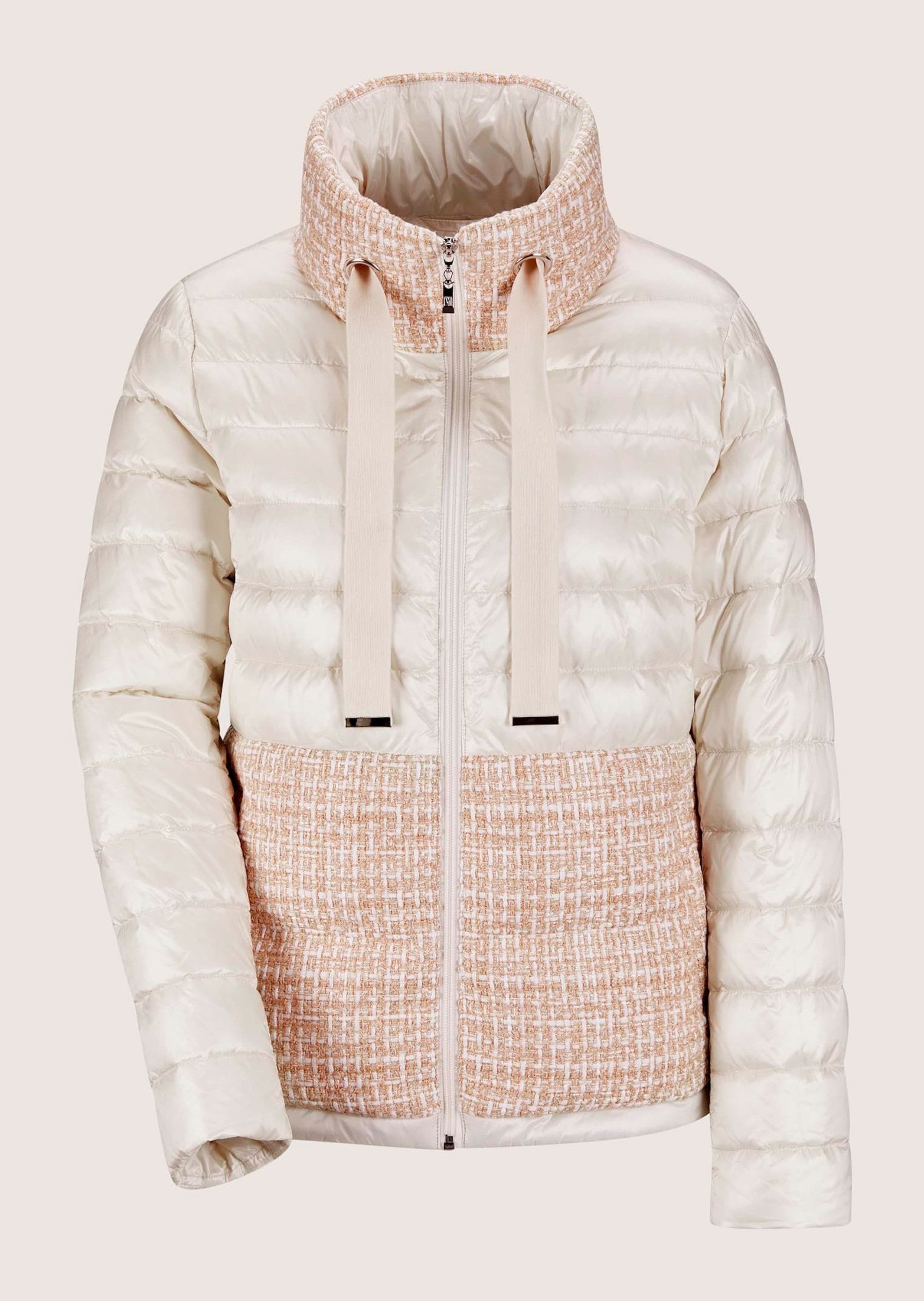 MADELEINE Steppjacke Steppjacke mit Bouclé-Partien
