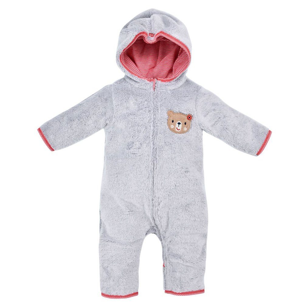 BONDI Trachtenweste BONDI Baby Puscheloverall 'Teddy' 93766, Grey Mel