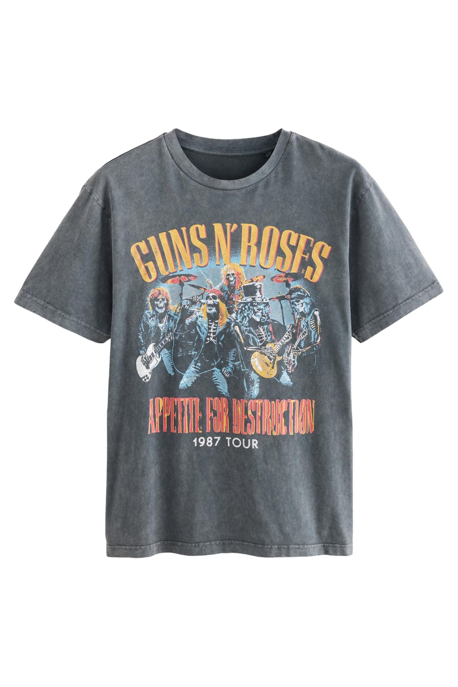 Next T-Shirt Regular Fit Band-T-Shirt mit günstig online kaufen