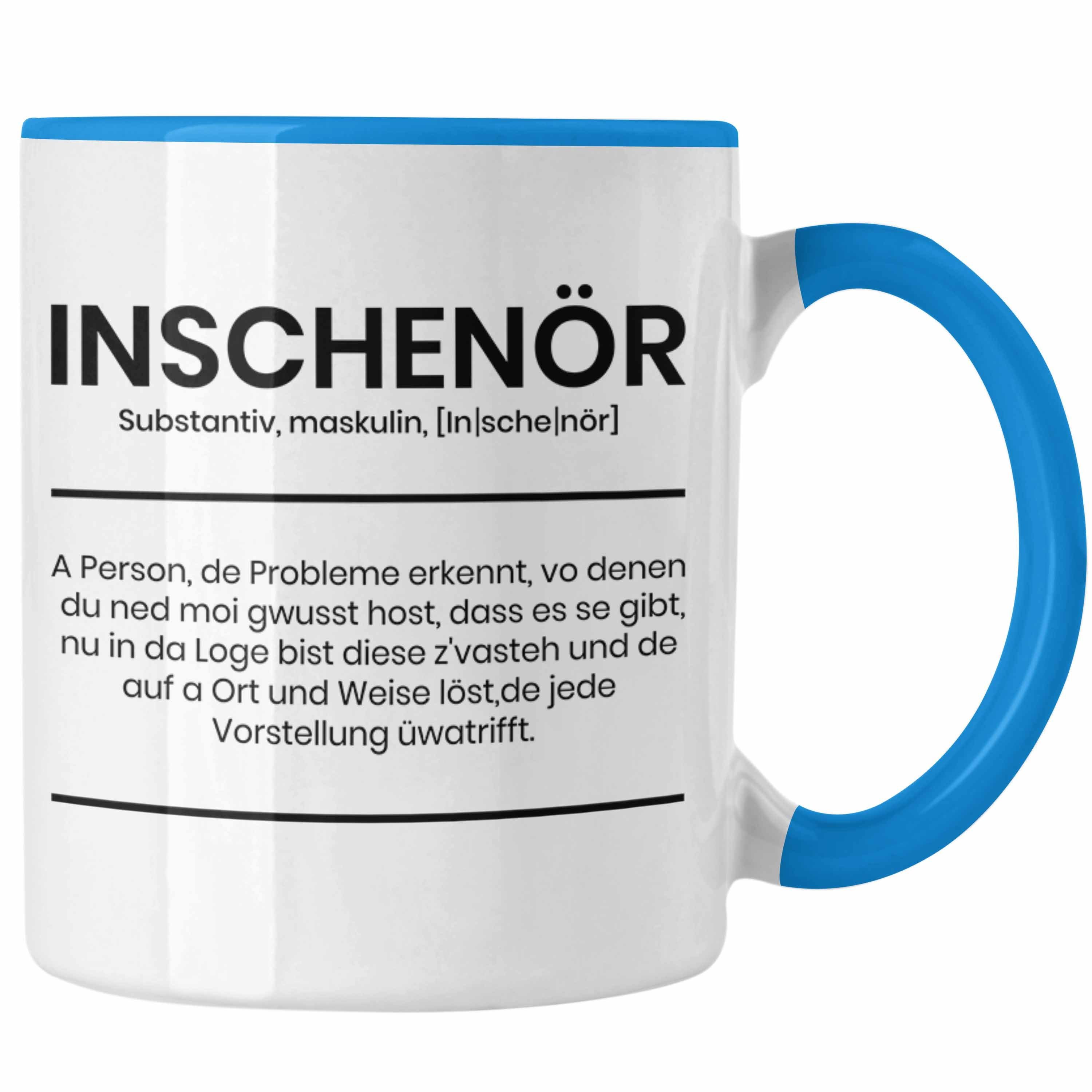 Trendation Tasse Ingenieur Tasse Geschenk Ineschenör Geschenkidee Sprüche Ingenieurswe Blau