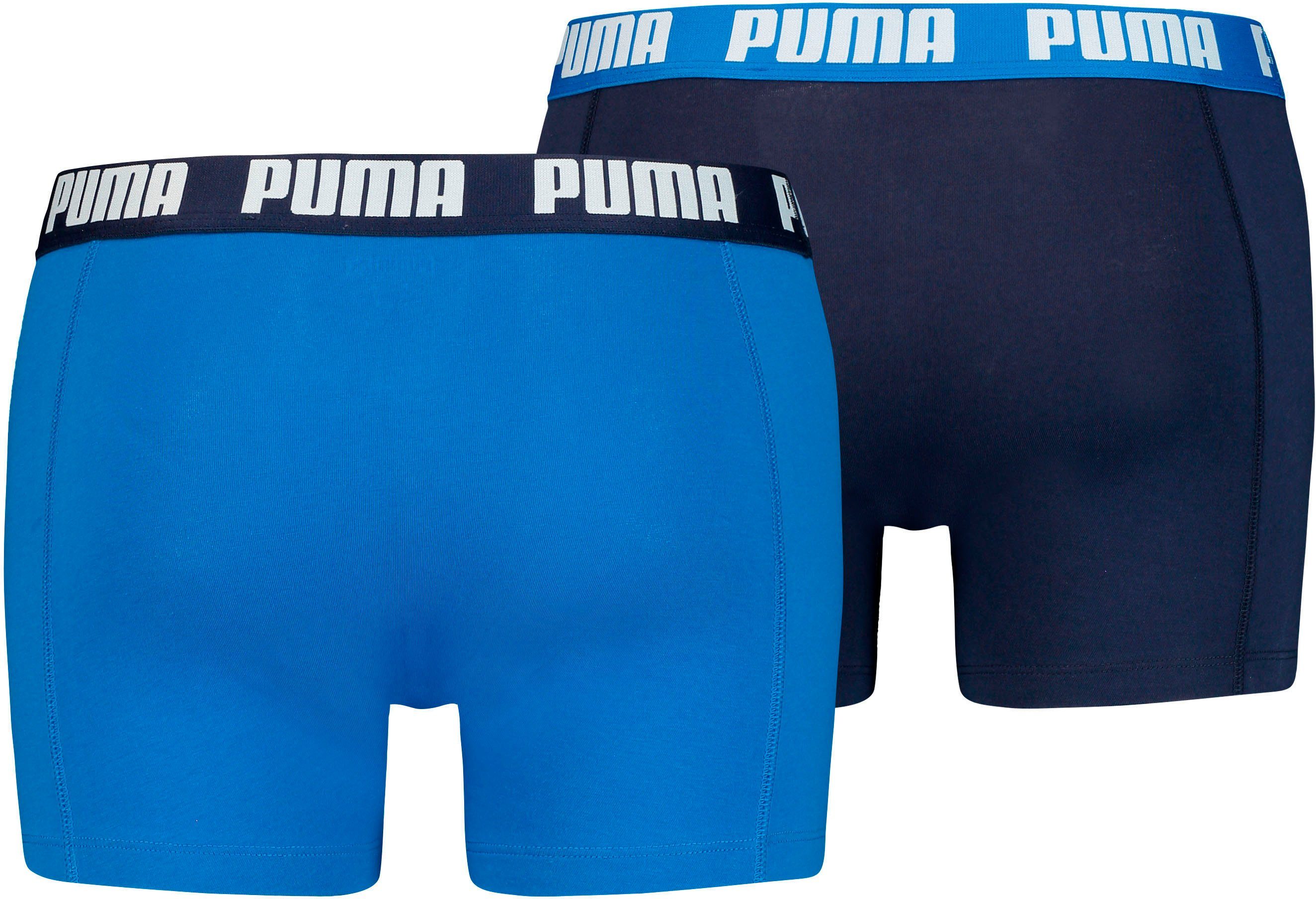 PUMA Boxer (Packung, 2-St) PUMA true BOXER BASIC 2P blue