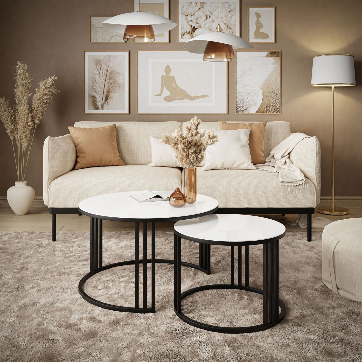 Lookway Couchtisch LORI GLASS 2in1 mit günstig online kaufen