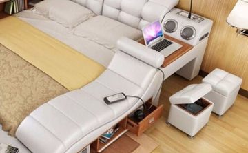 JVmoebel 3-Sitzer Sofa Sofagarnitur 2x 3 Sitzer Design Polster Couchen Modern Sofort, 2 Teile