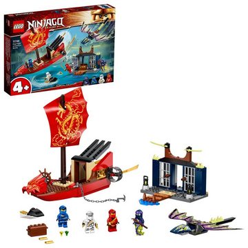 LEGO® Konstruktions-Spielset NINJAGO® 71749 Flug mit dem Ninja-Flugsegler, (147 St)