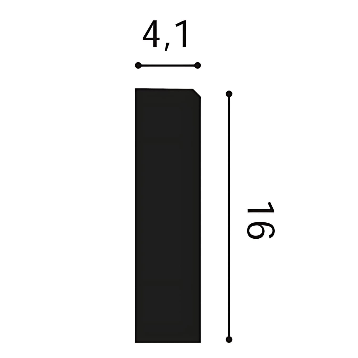Thumbnail - Orac Decor Zierleiste D330LR Stuck Zierelement Türumrandung Sockel Profil Wand-Dekor, kleben, Duropolymer®, 2-St., Türum...