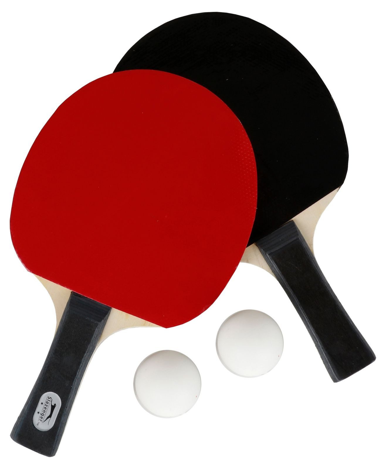 EDCO Softball Slazenger Tischtennis-Set 5-teilig Tischtennisschläger Tennisbälle (5-St)