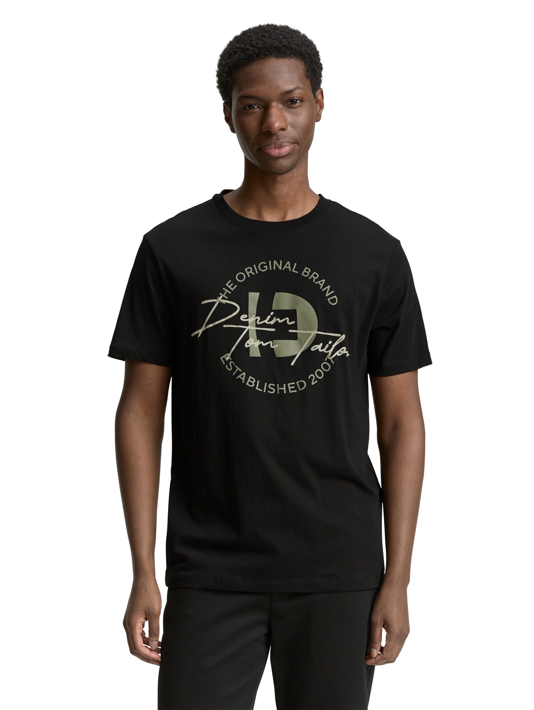 TOM TAILOR Denim T-Shirt (Packung, 3-tlg) mit Print günstig online kaufen