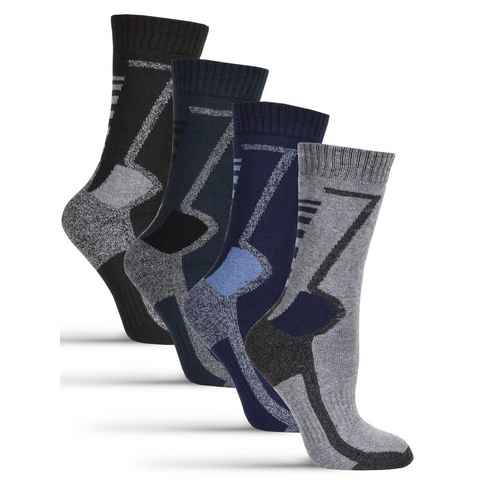 Frostfighter Thermosocken Wintersocken (6 Paar) Anitipilling Innenfutter, Vollfrottee Innenfutter, warme dicke Socken