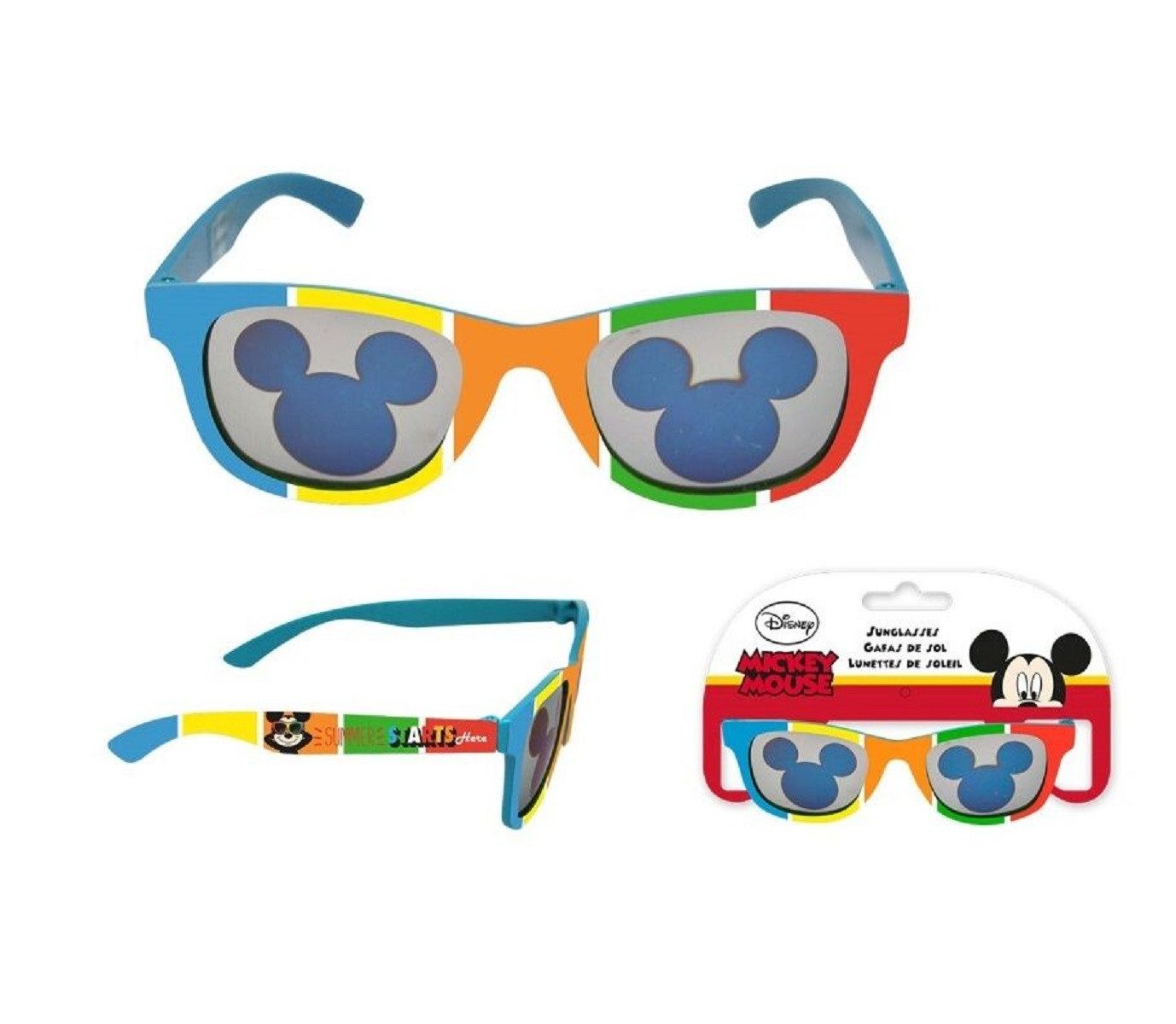 Disney Mickey Mouse Sonnenbrille Freizeitbrille für Kinder – Cooles Design für draußen