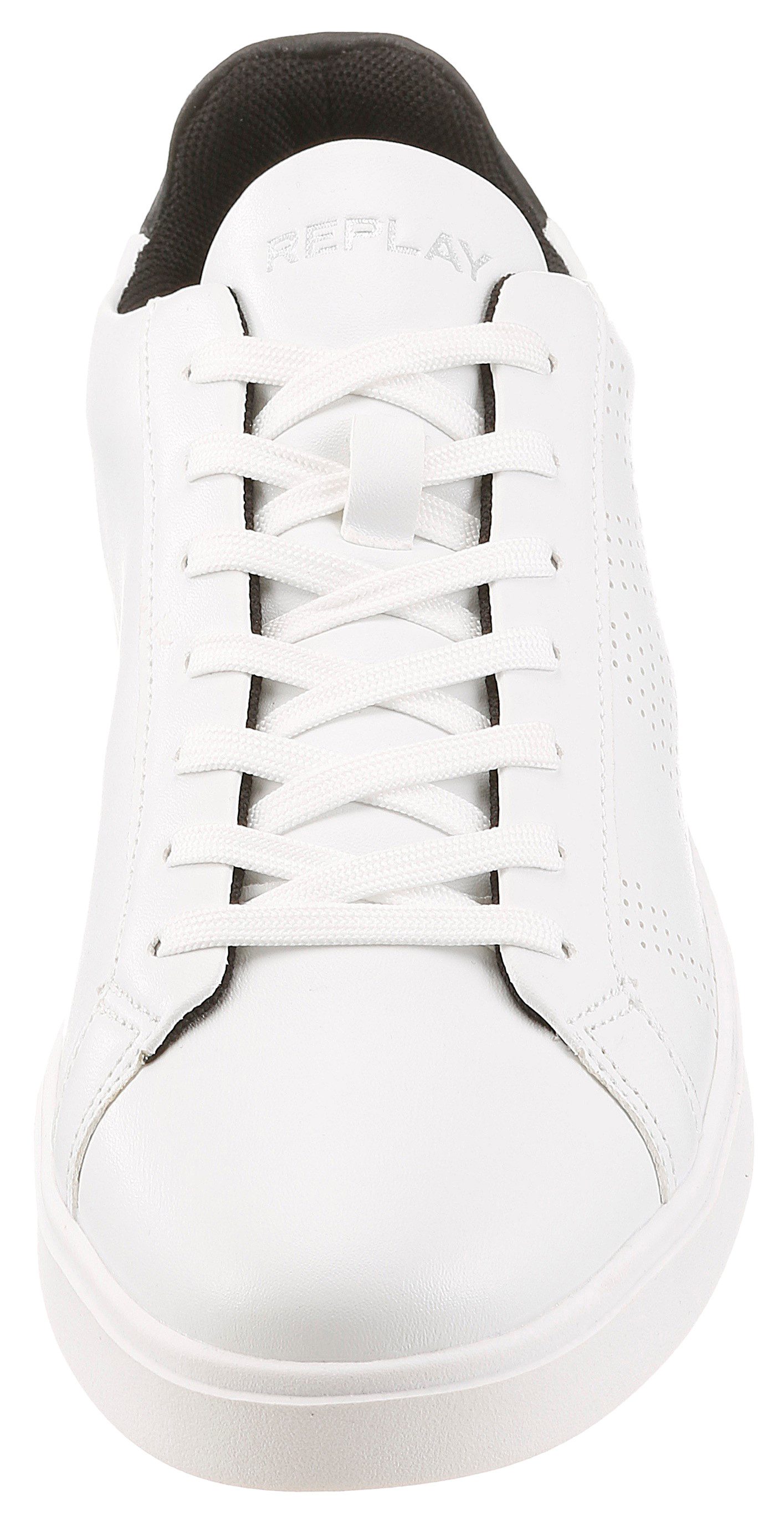 Replay Sneaker Freizeitschuh, Halbschuh, Schnürschuh mit gepolstertem Schaftrand