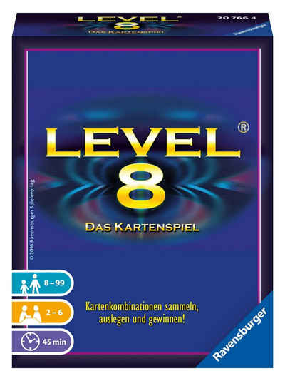 Ravensburger Spiel, Familienspiel Ravensburger 20766 Level 8 Kartenspiel