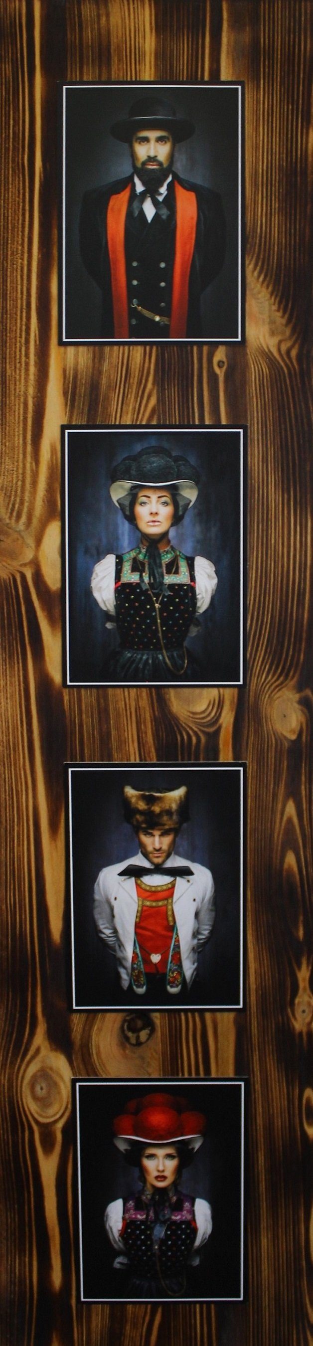 JOKA international Dekoobjekt Black Forest Schwarzwaldbilder auf Holz "Matze" 60 x 20 x 1.5 cm Design trifft Geschichte, eine perfekte Kombination aus modern und rustikal. (Originale von Sebastian Wehrle)