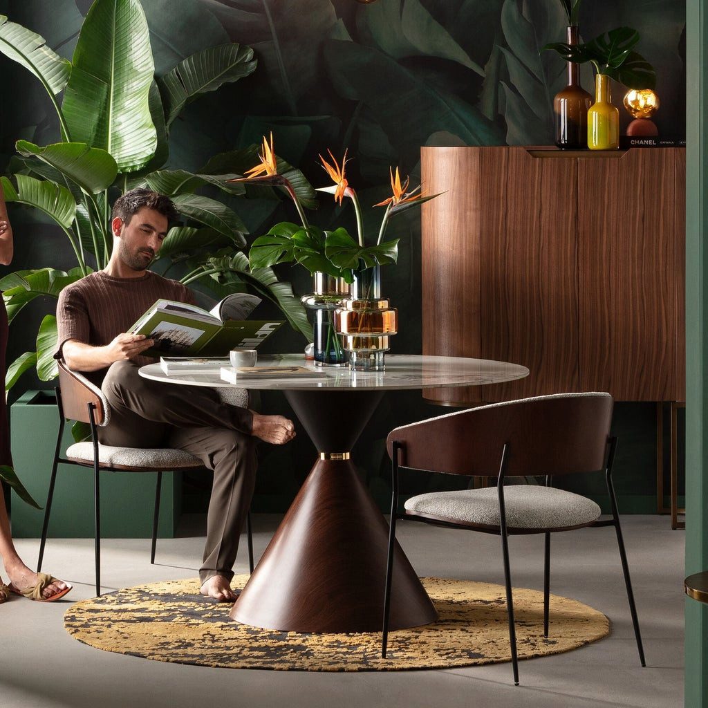 Kare Design Esstisch Cono, Steinzeug, Ø120cm